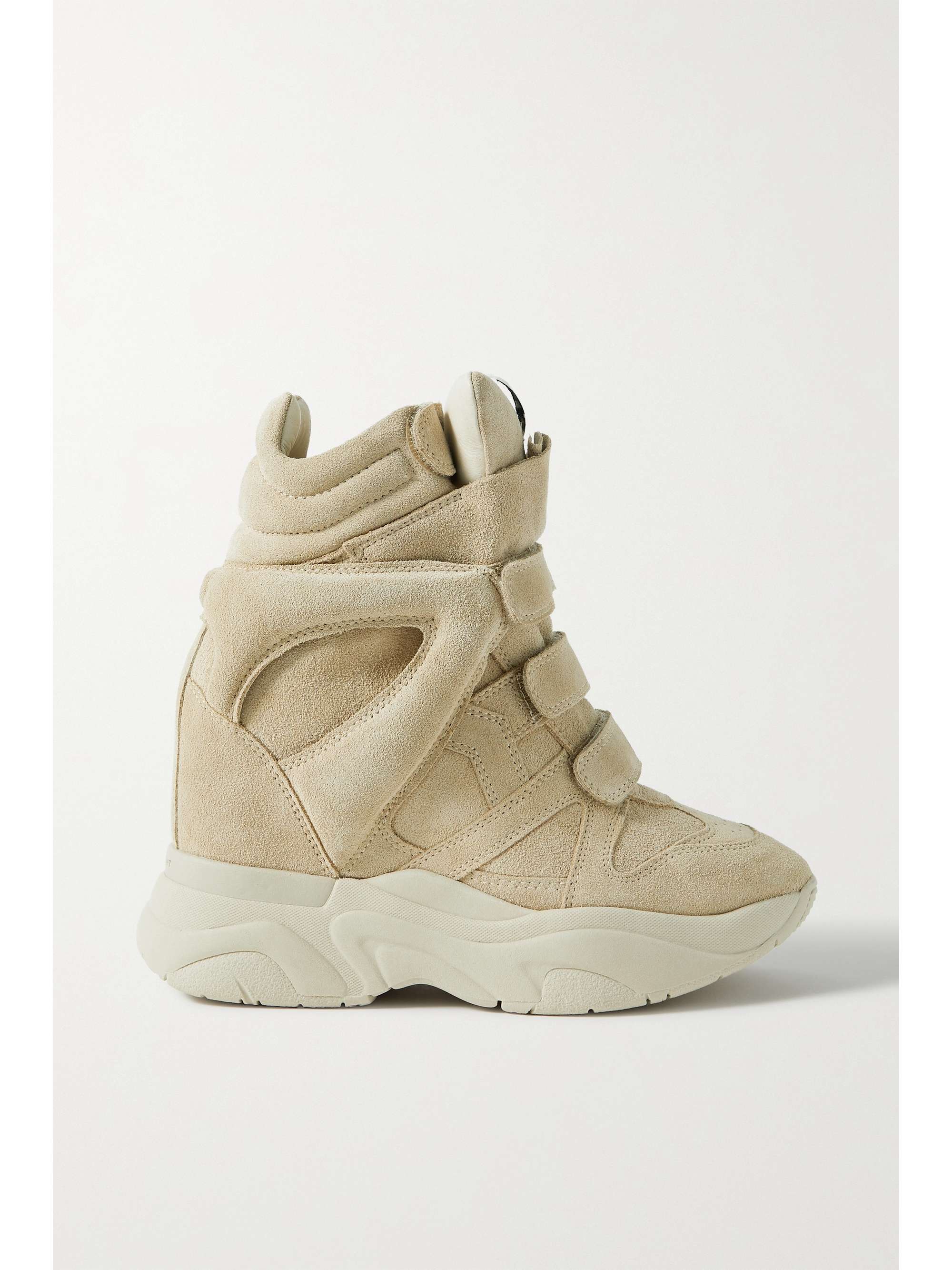 besked filosof auroch ISABEL MARANT Baskee suede high-top wedge sneakers | NET-A-PORTER