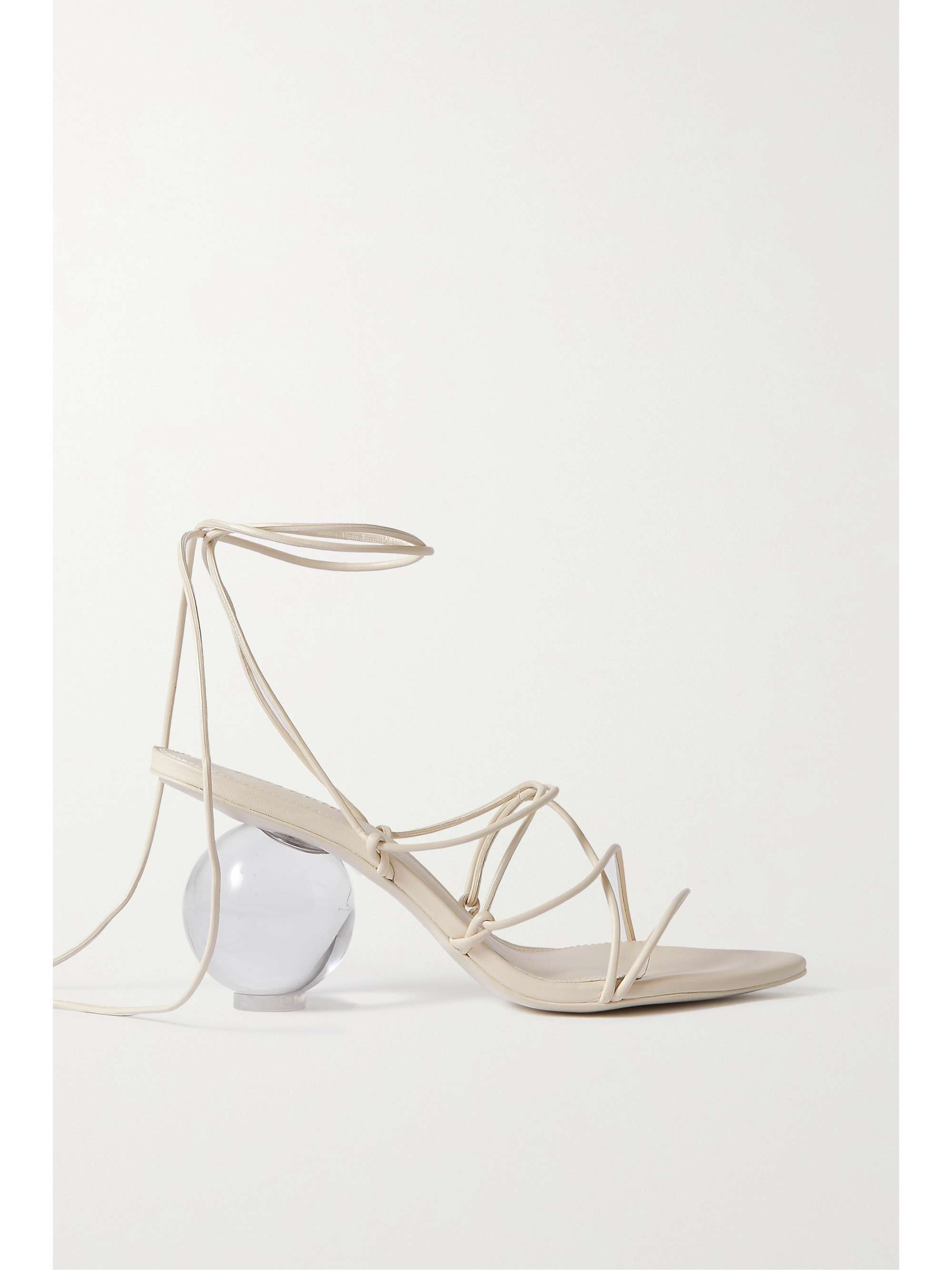 Off-white Su leather sandals | CULT 