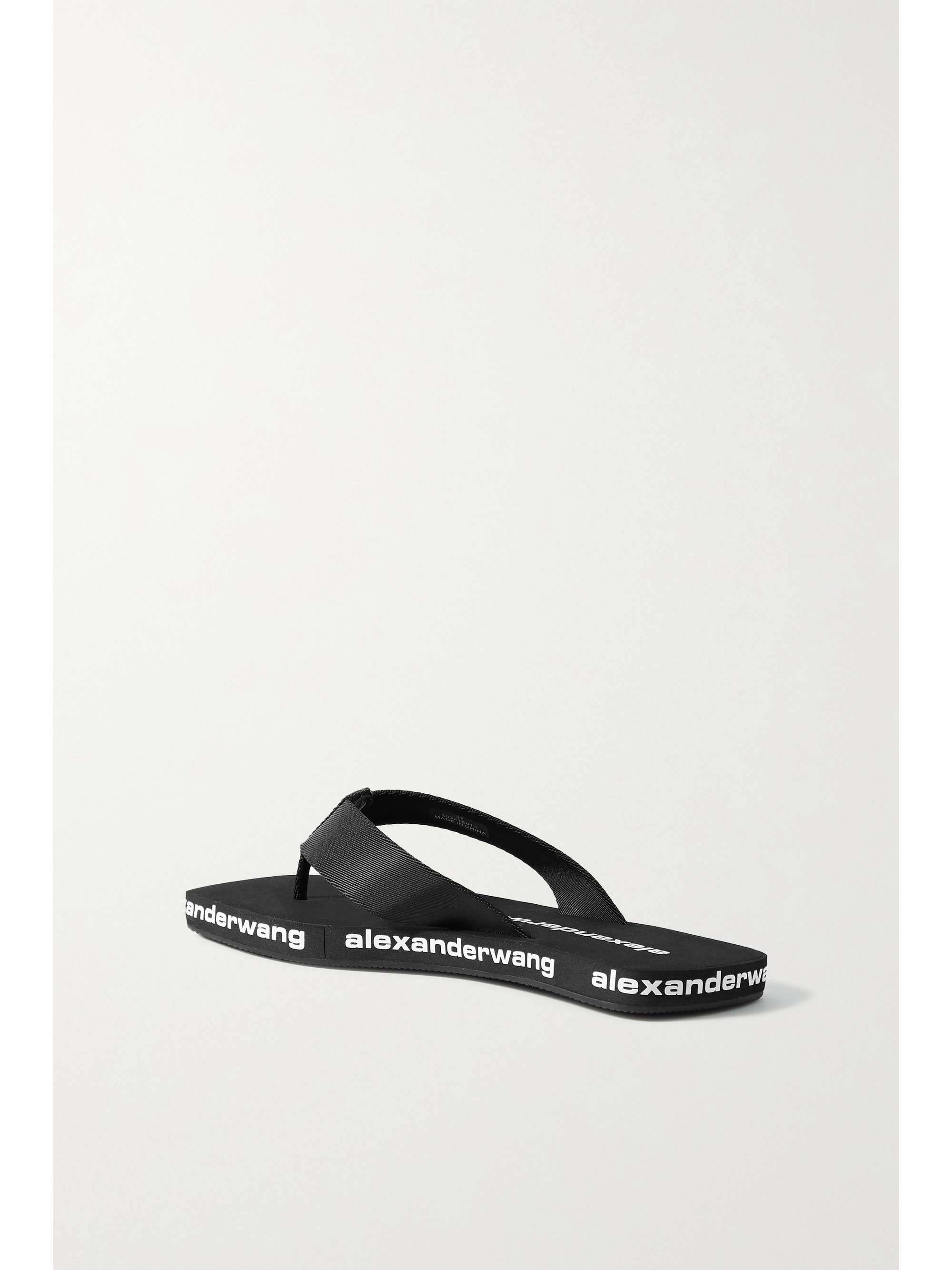 Black Canvas flip flops | ALEXANDER WANG | NET-A-PORTER