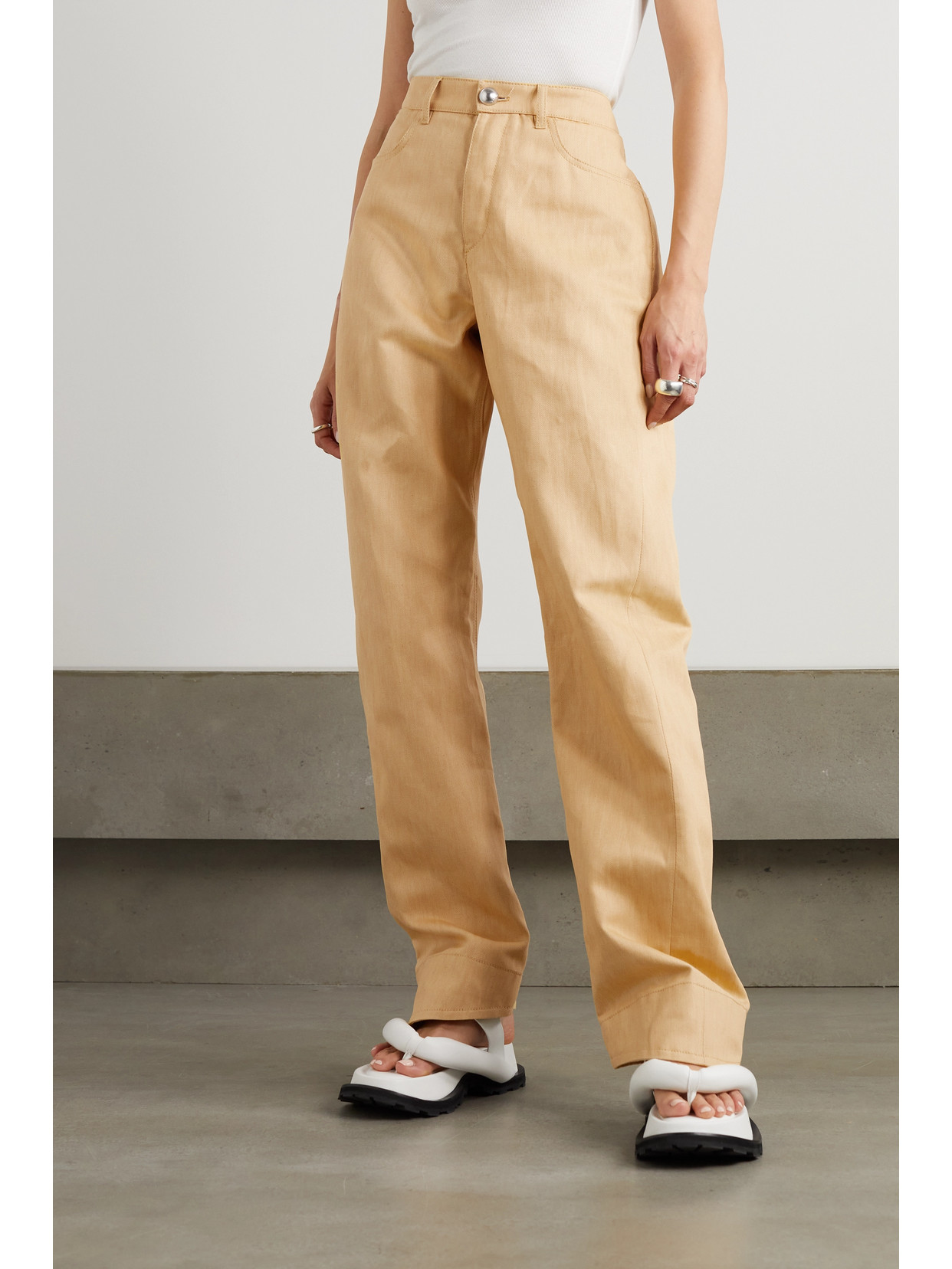 Jil Sander Beige Regular Jeans In Neutrals