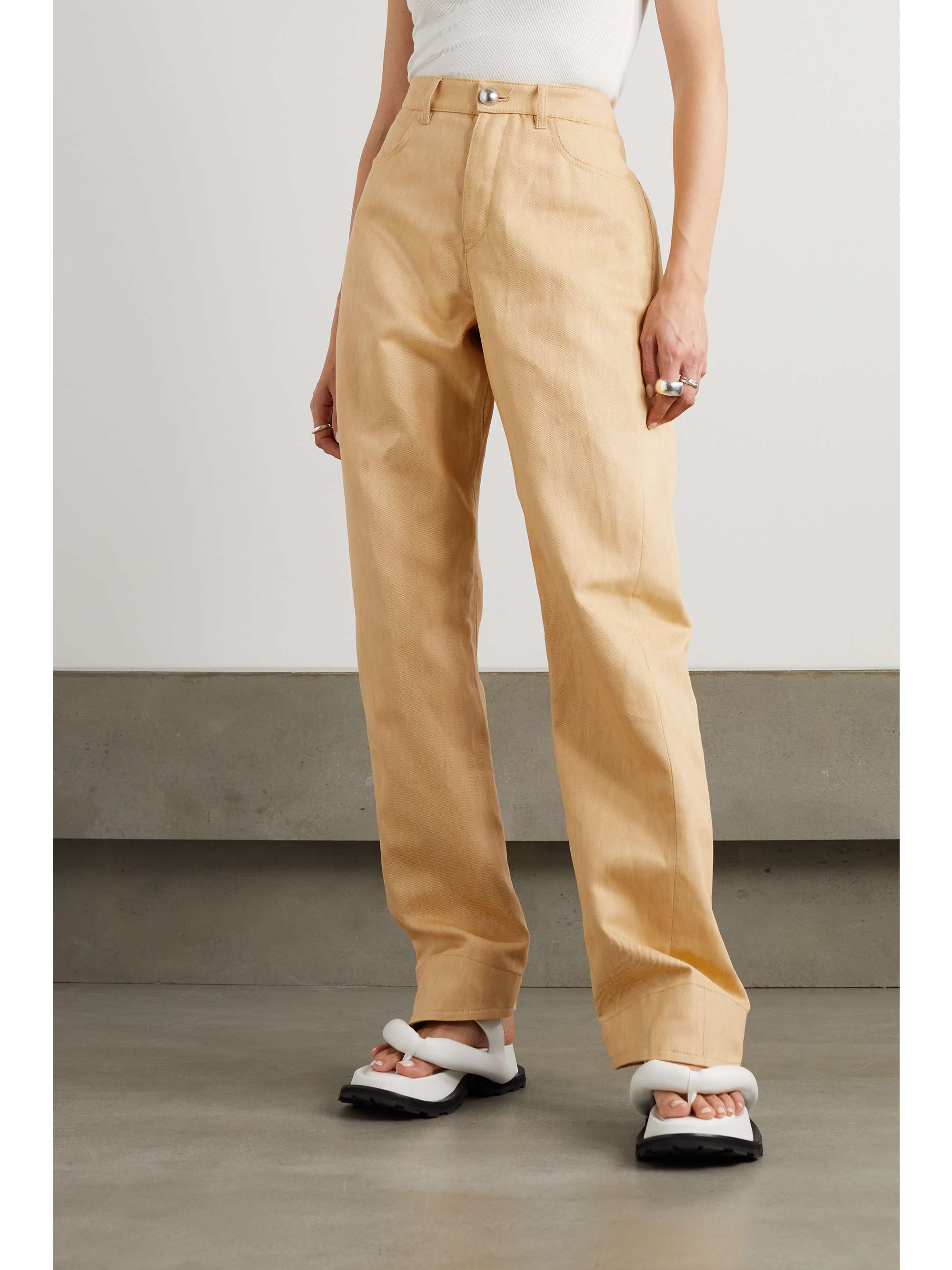 JIL SANDER High-rise straight-leg jeans