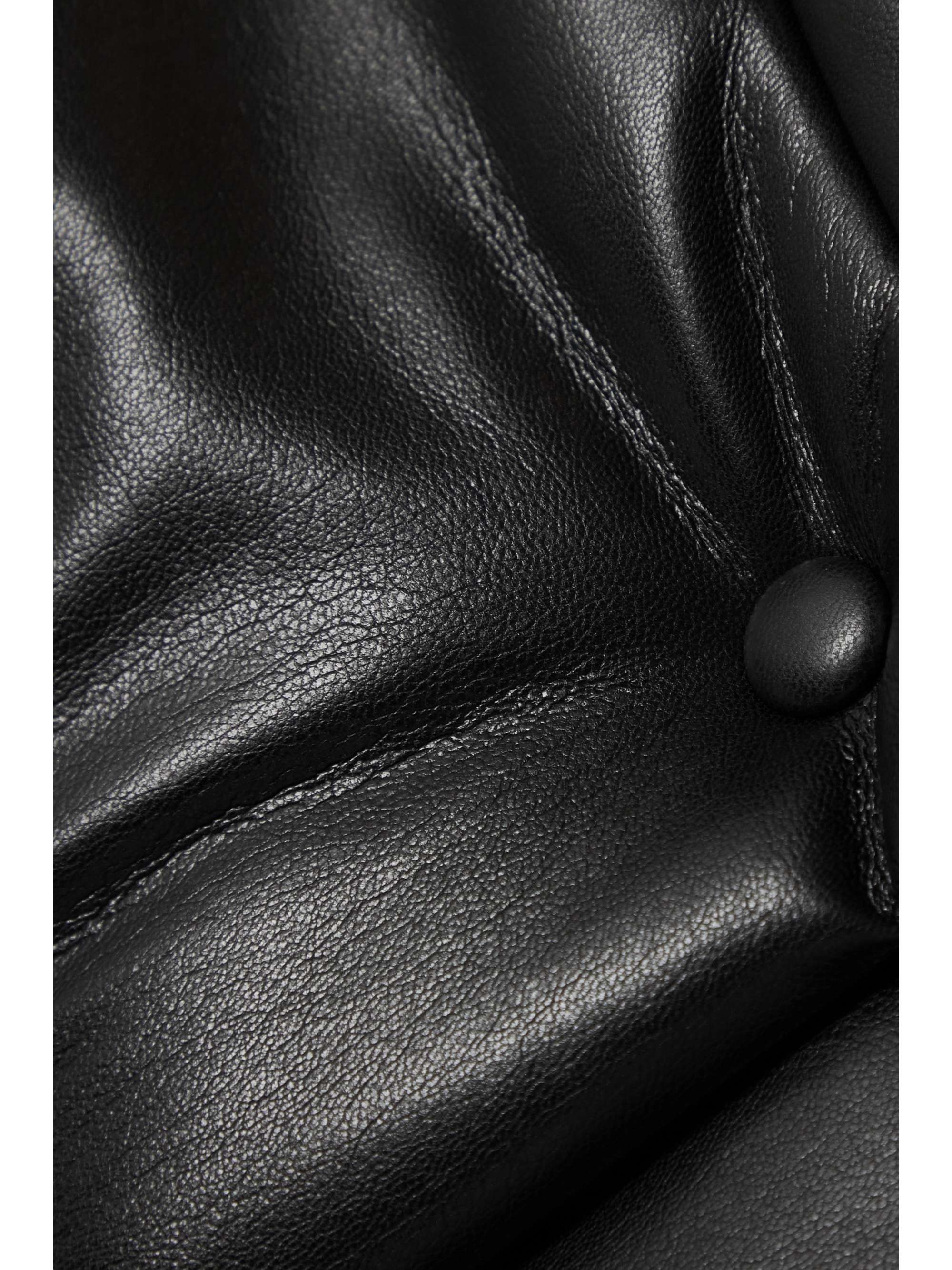 NANUSHKA Hide quilted padded vegan leather jacket
