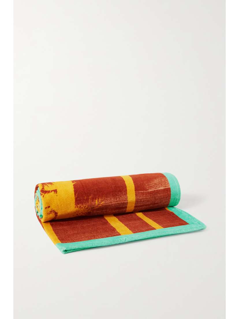 Loewe + Paula's Ibiza Printed Cotton-terry Towel