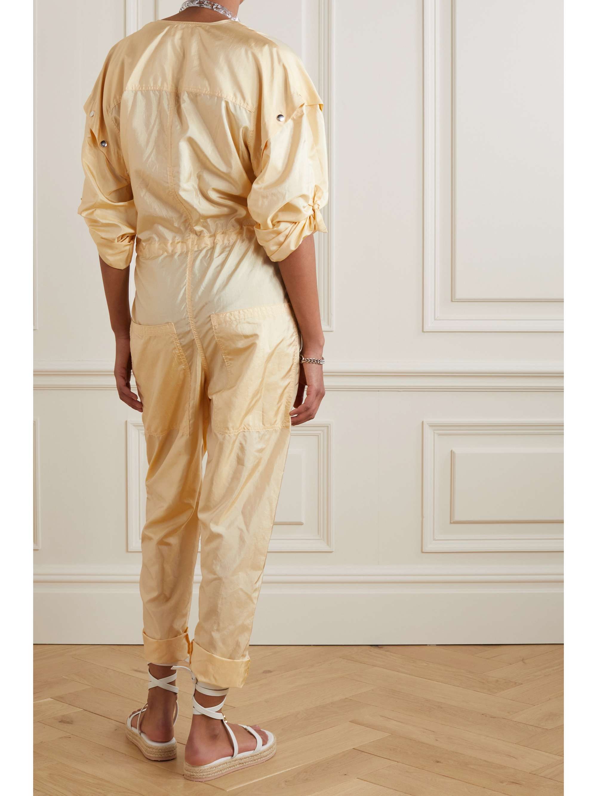 ISABEL MARANT Lympia studded taffeta jumpsuit
