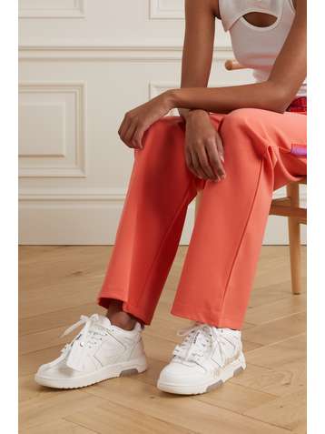 red designer sneakers