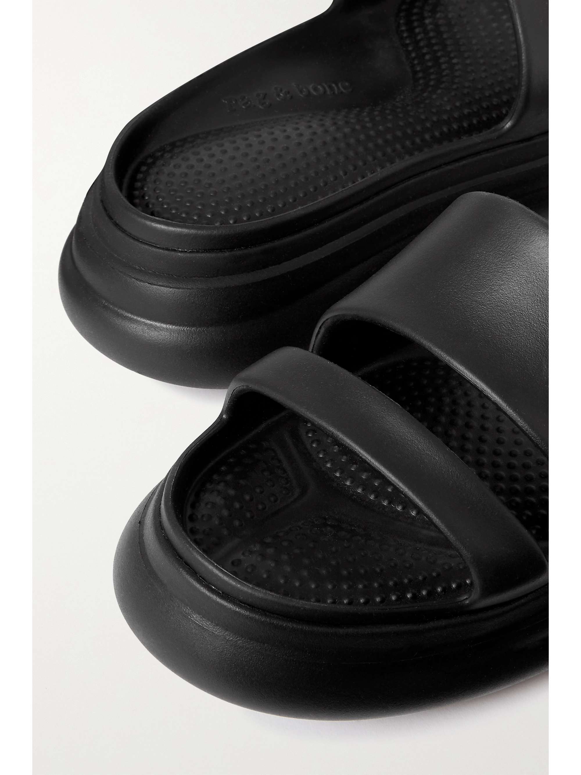 RAG & BONE Brixley rubber platform slides