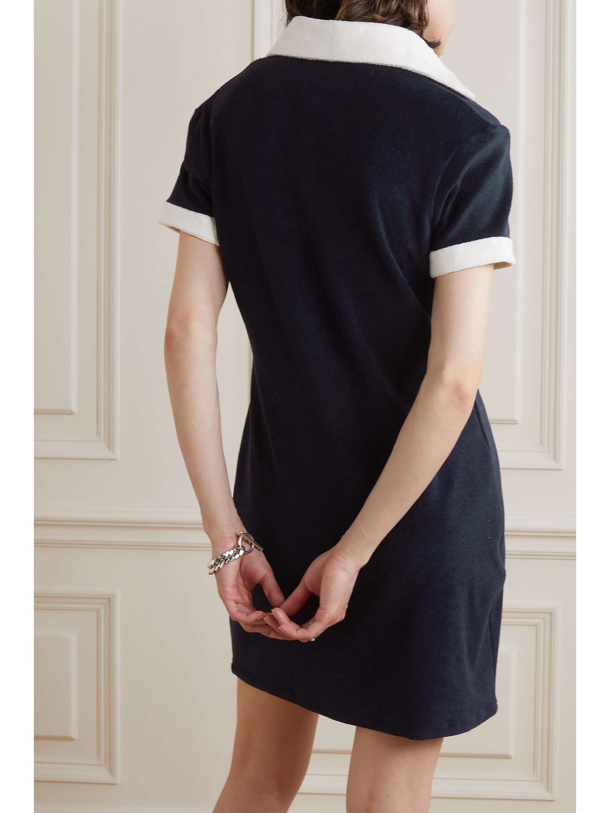 GIULIVA HERITAGE + NET SUSTAIN The Daphne cotton-blend terry mini dress