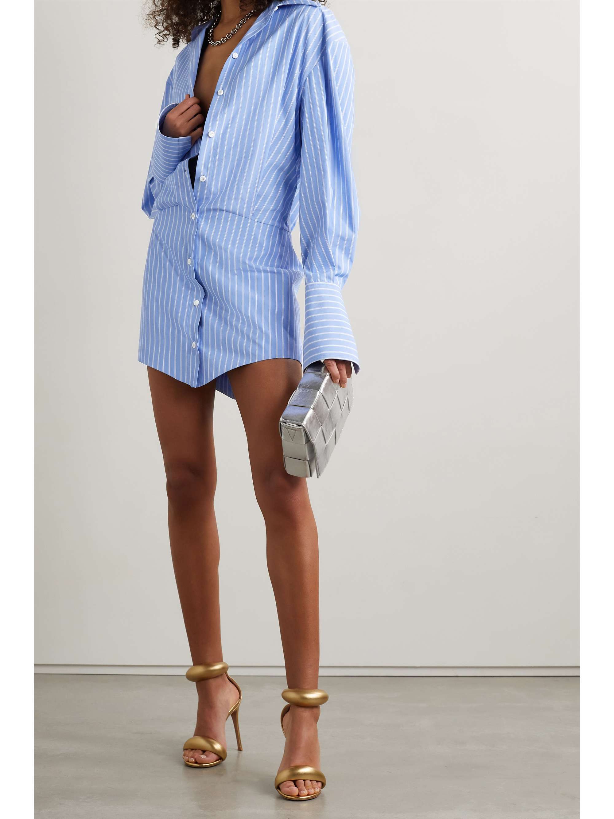 attico striped dress