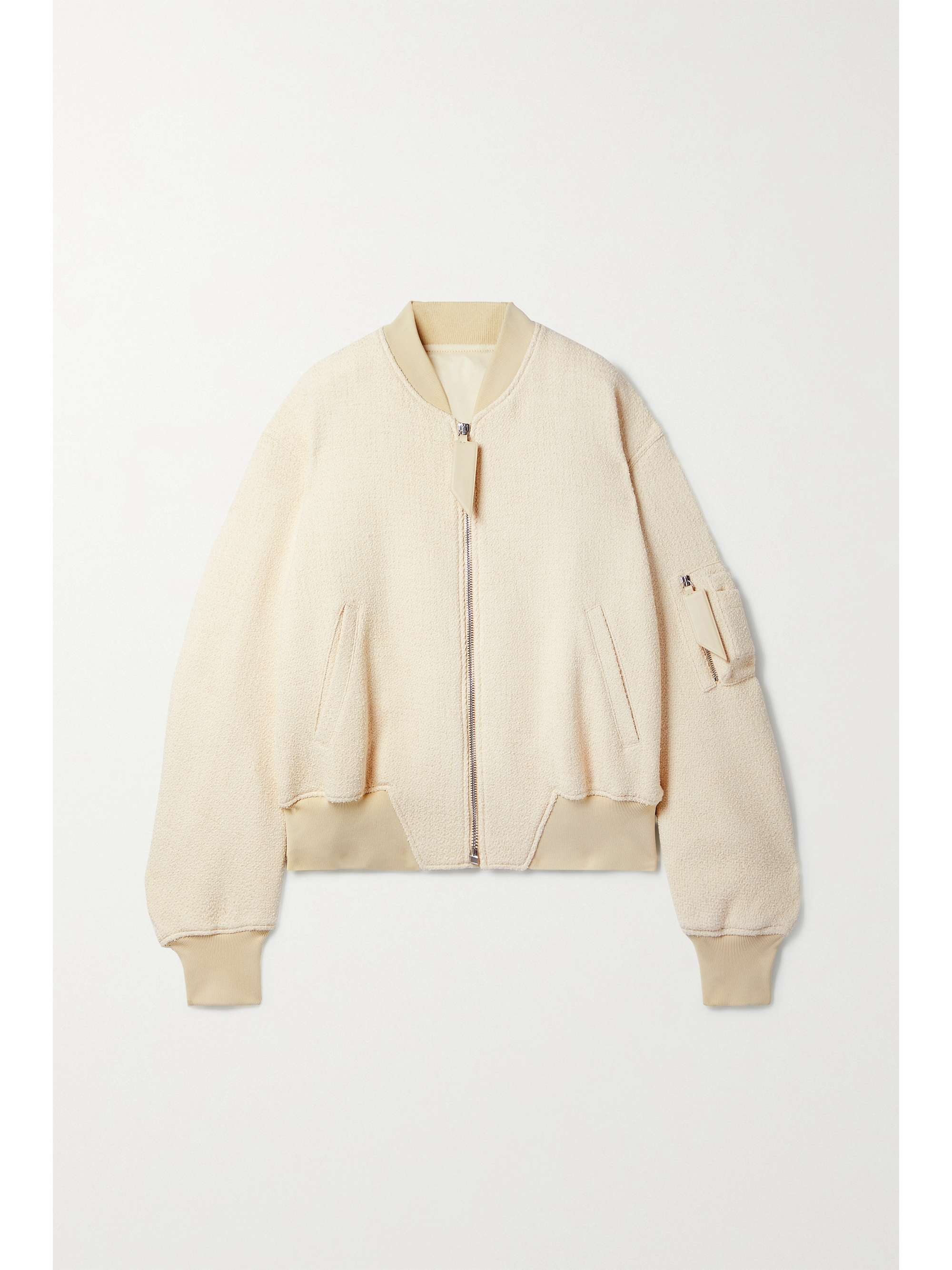oversized cream jacket