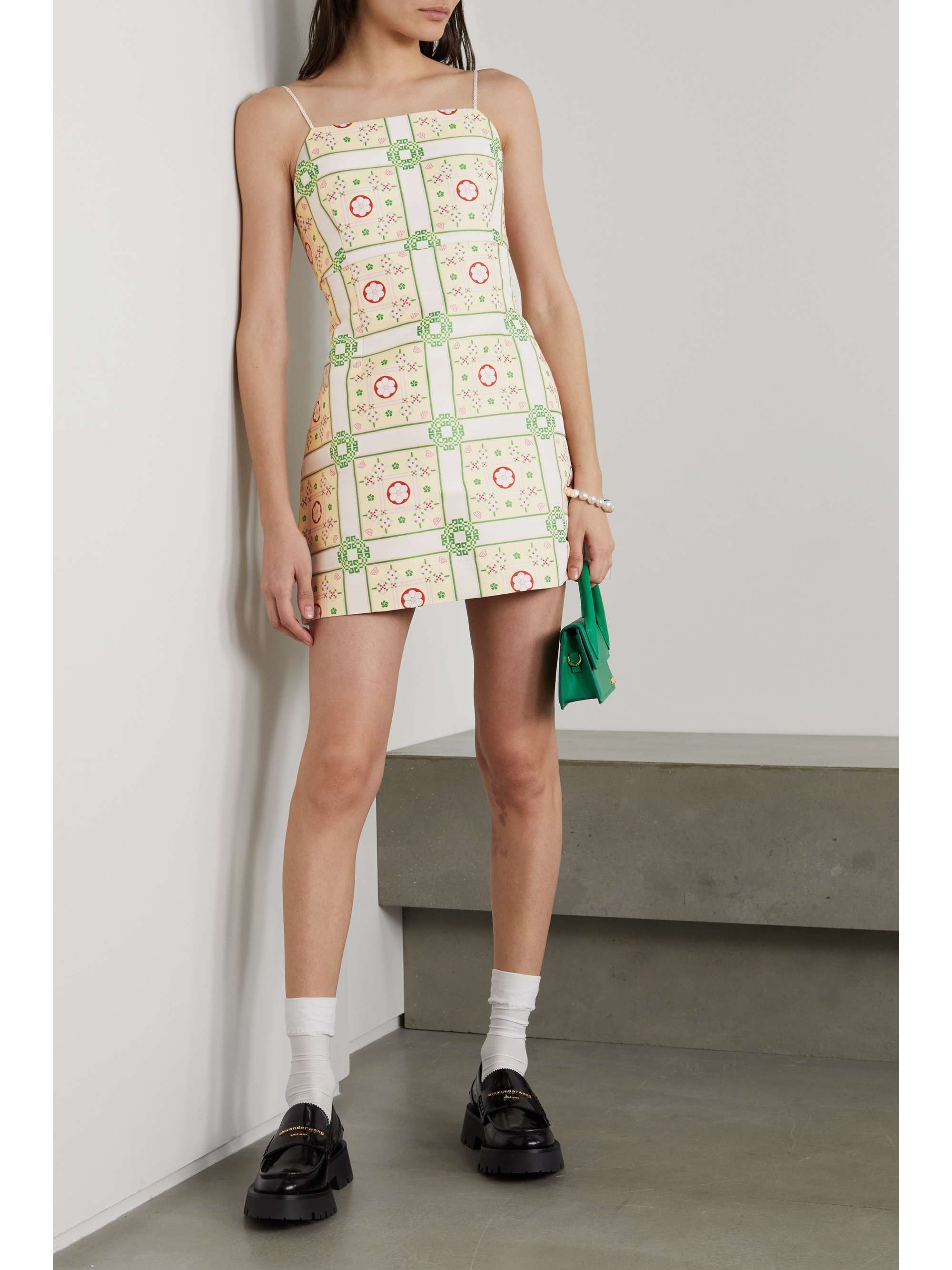 MINJUKIM Jacquard mini dress
