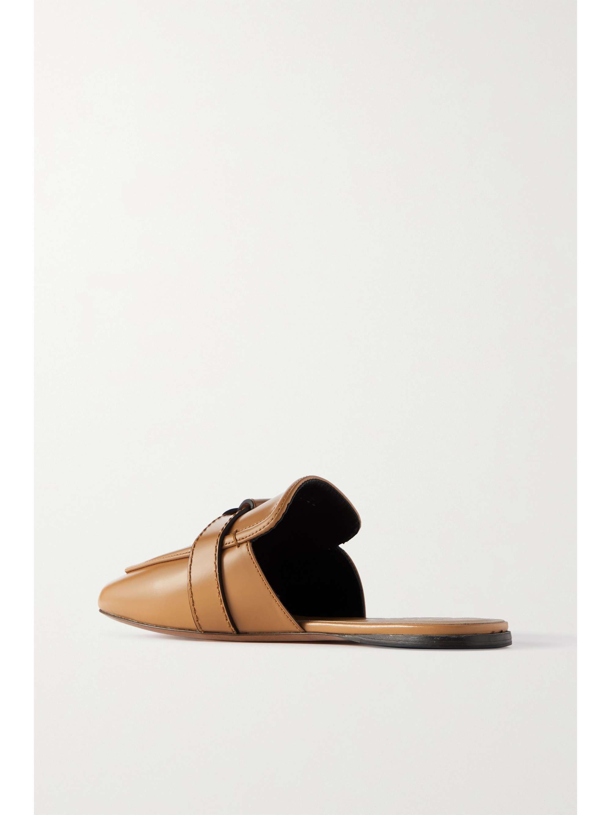 LOEWE Gate knotted leather slippers