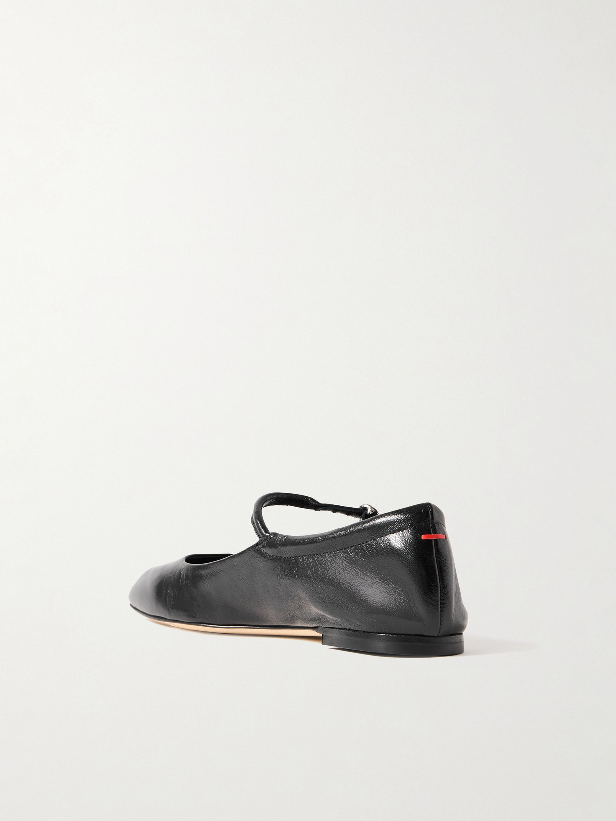 Uma Leather Mary Jane Ballet Flats