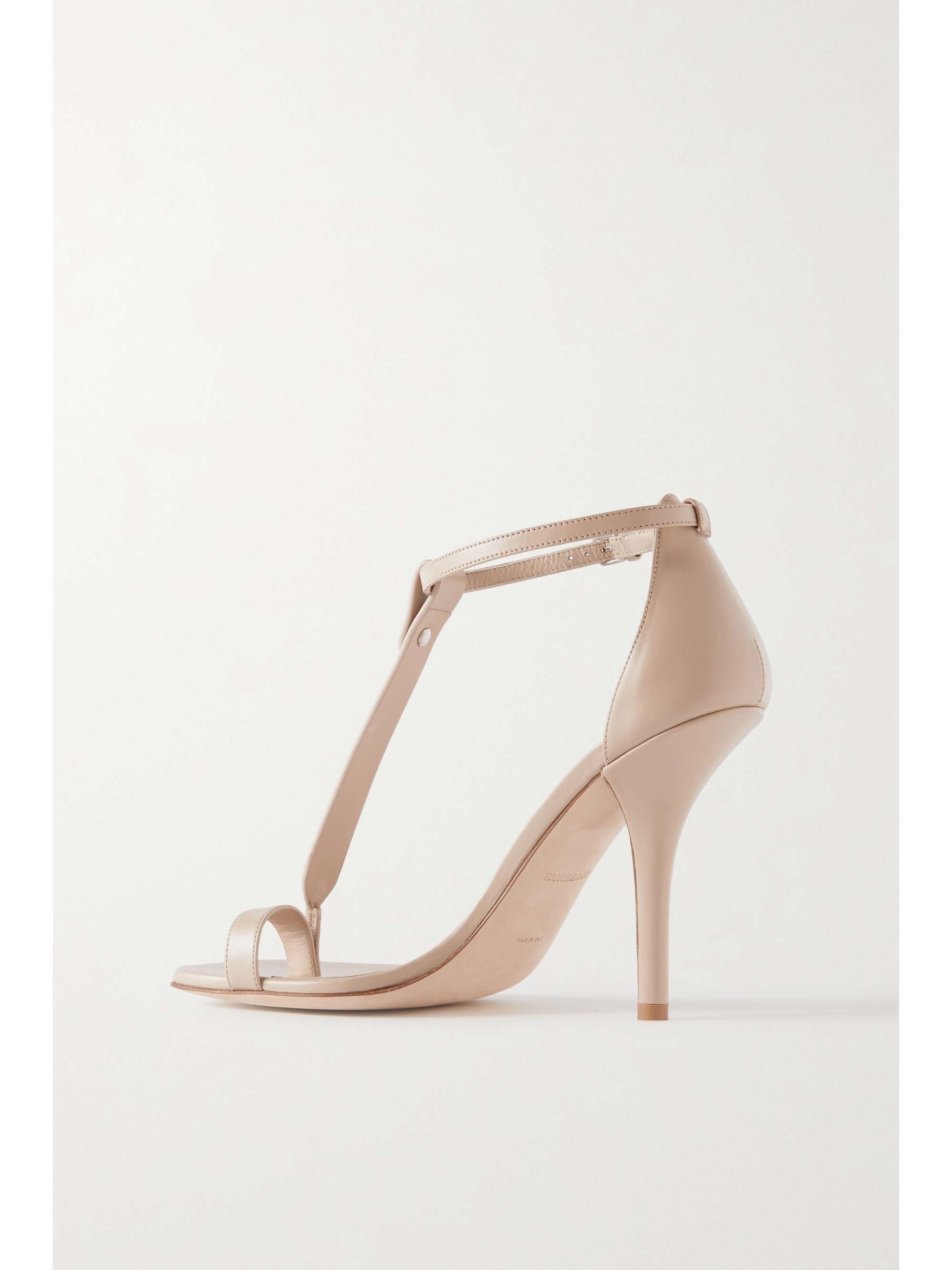 BURBERRY Leather sandals | NET-A-PORTER