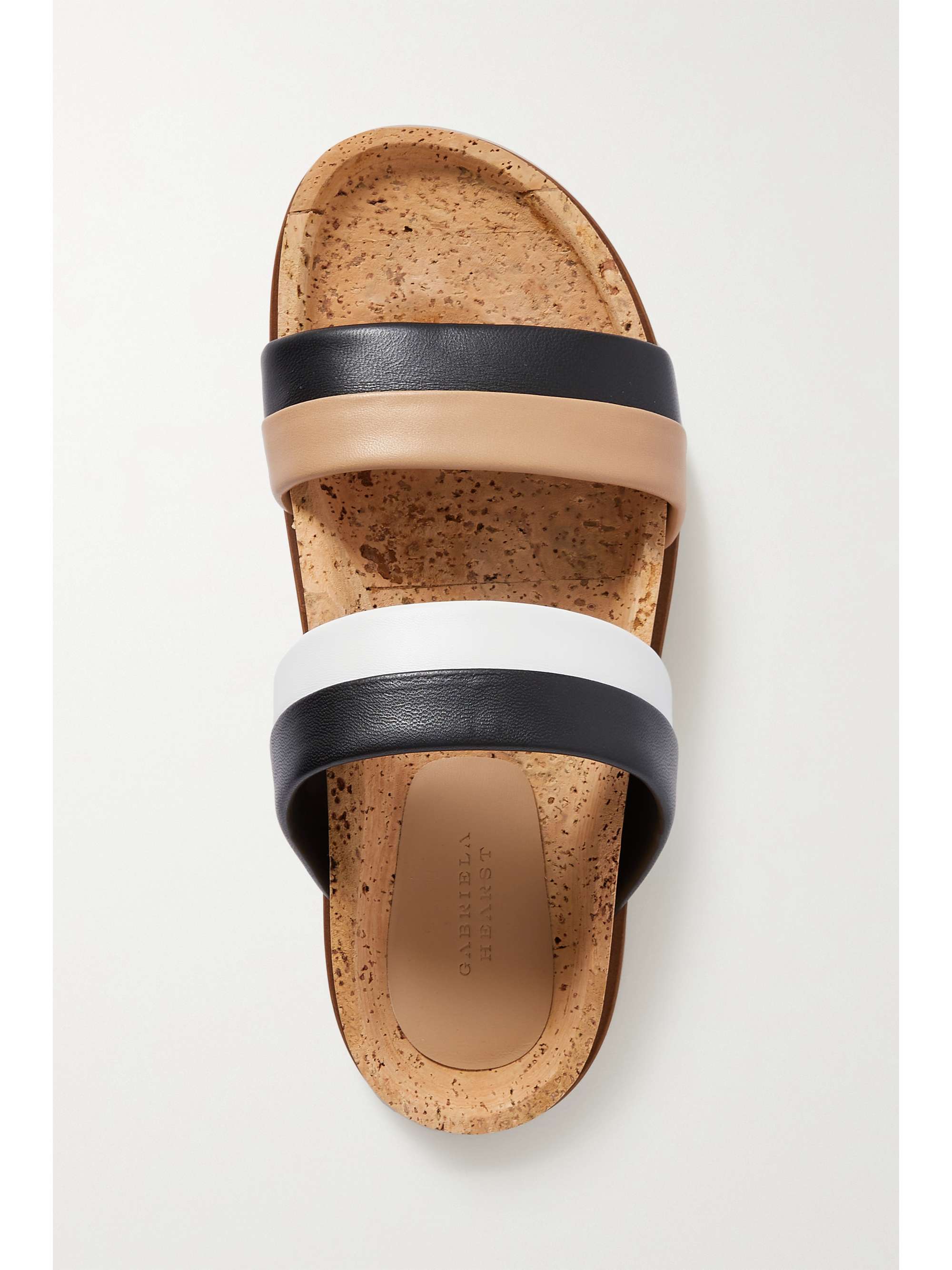 Black Striker Leather Platform Sandals Gabriela Hearst Net A Porter