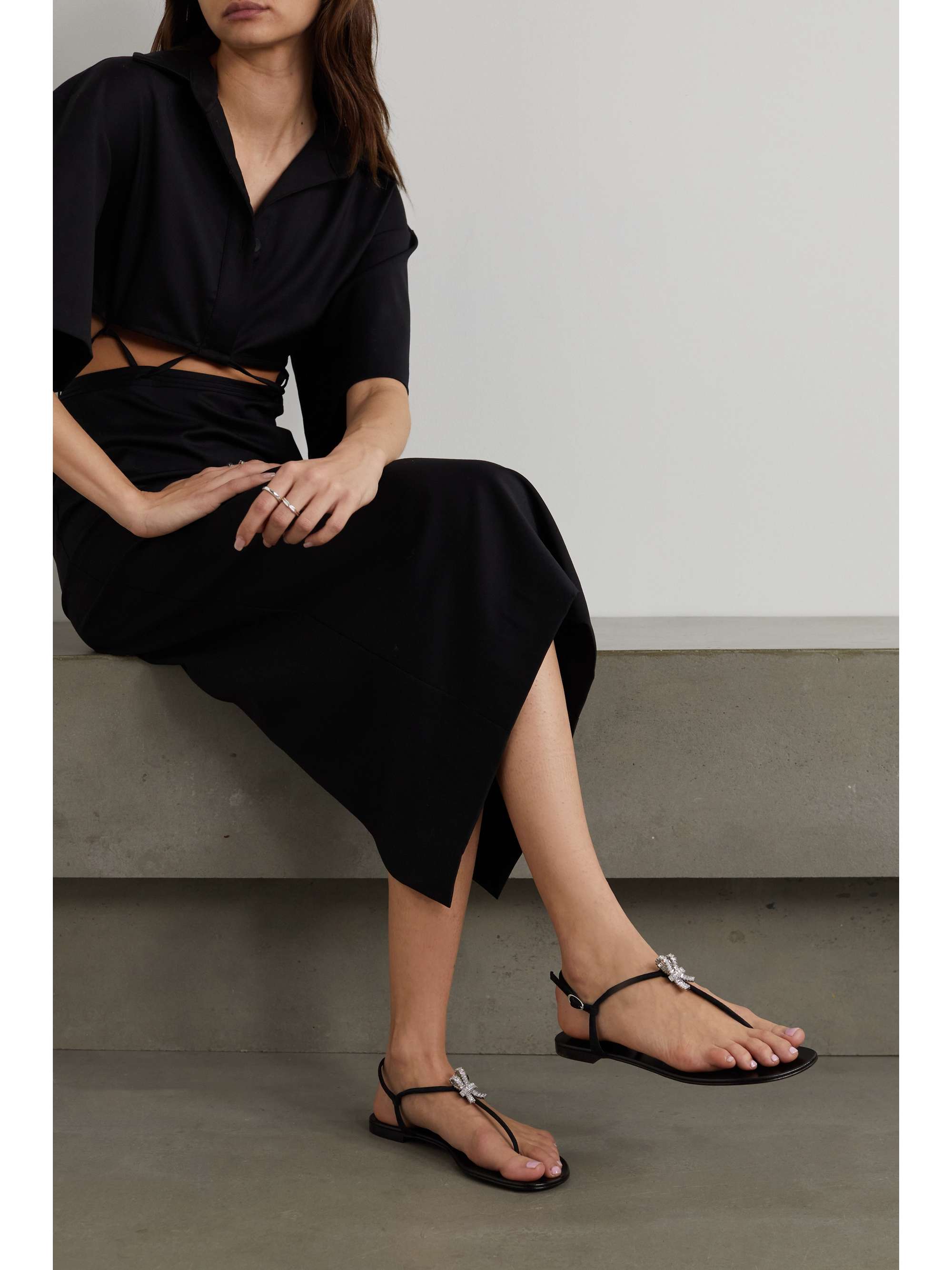 giuseppe zanotti suede sandal