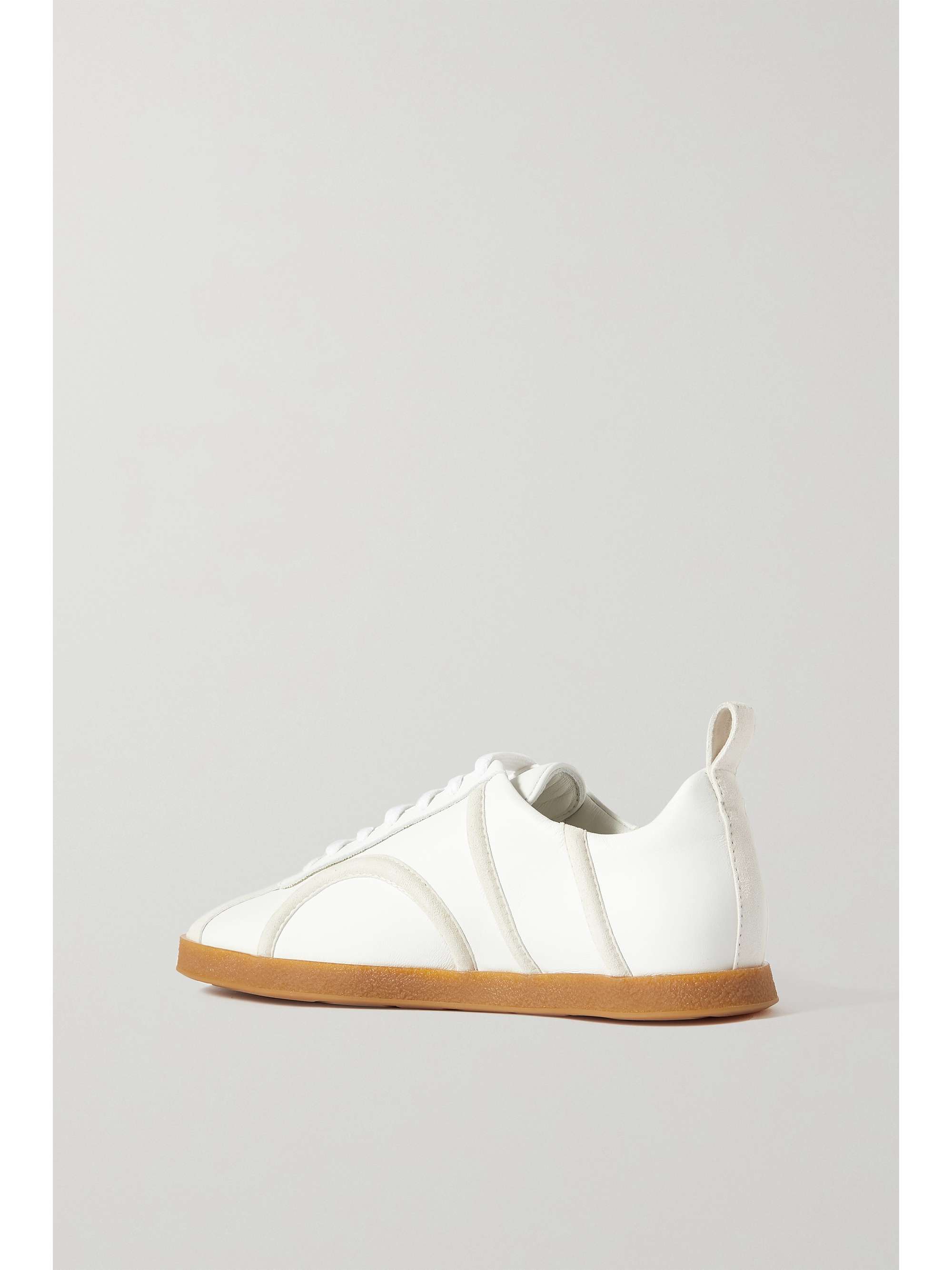 TOTEME Leather and suede sneakers