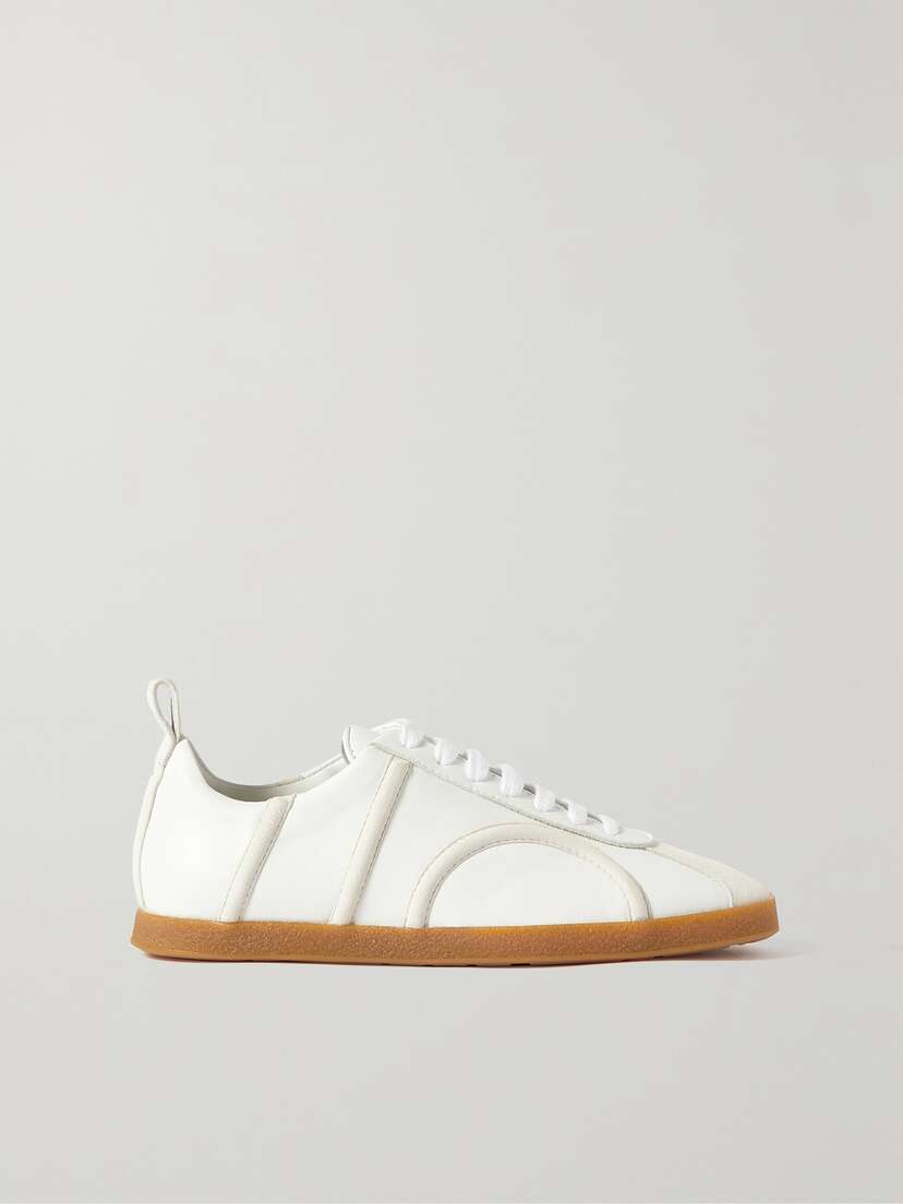 TOTEME Leather And Suede Sneakers