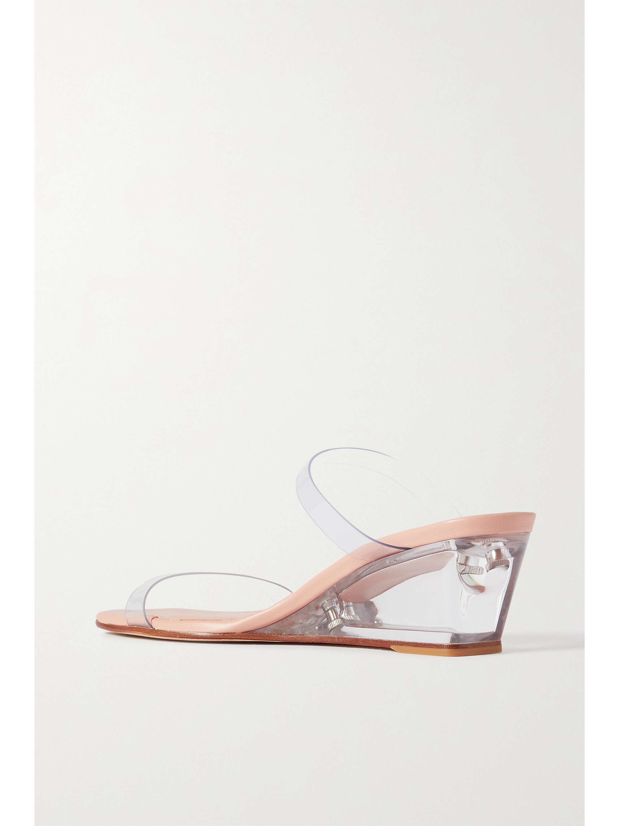 Stuart weitzman clear sandals outlet