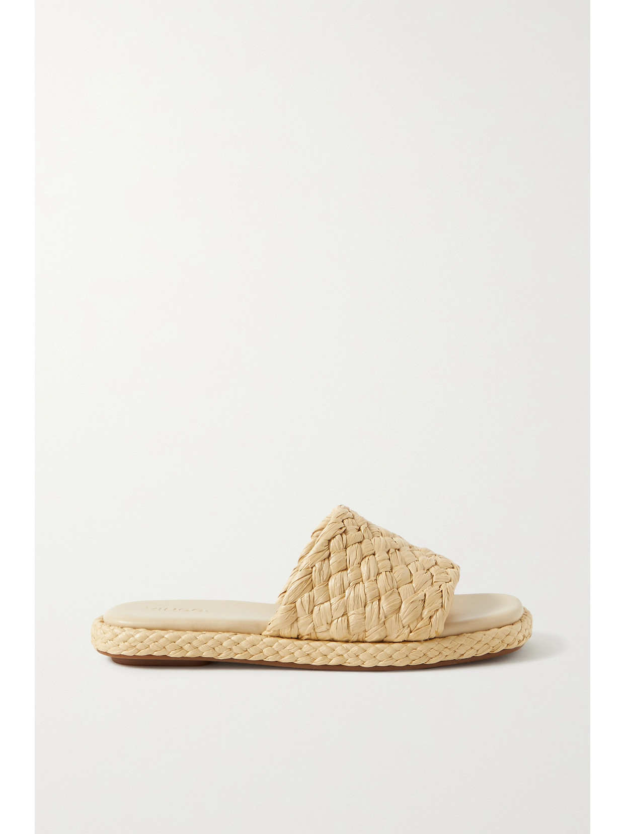 Vince Camuto Semtera Woven Strap Block Heel Square Toe Slides | Dillard's