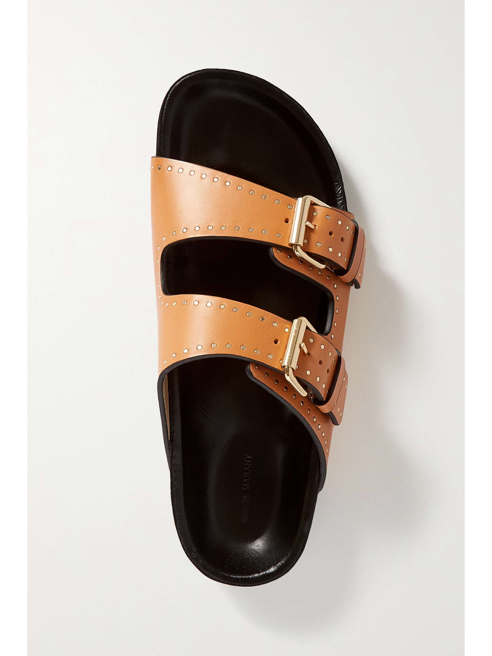 ISABEL MARANT Claquettes en cuir à clous Lennyo