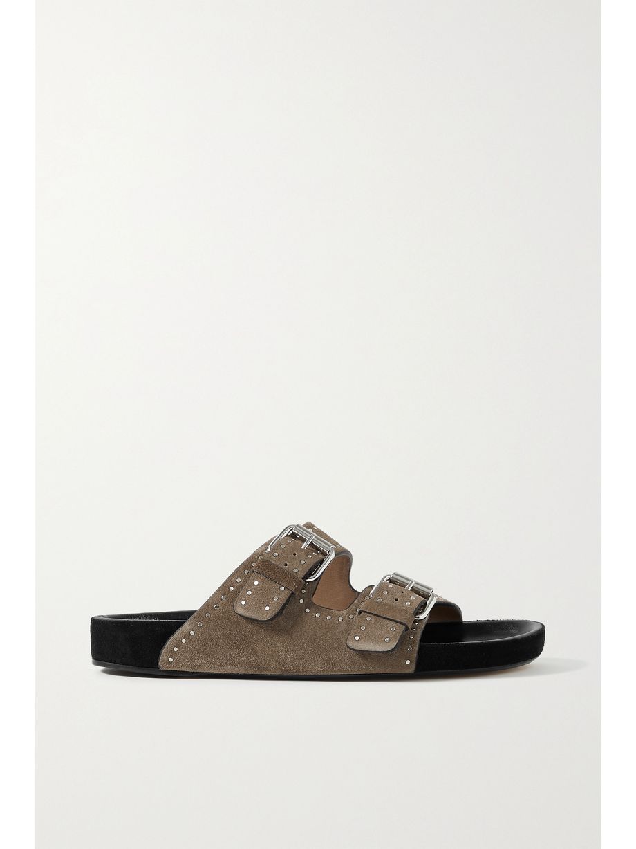 Lennyo studded suede slides Isabel Marant