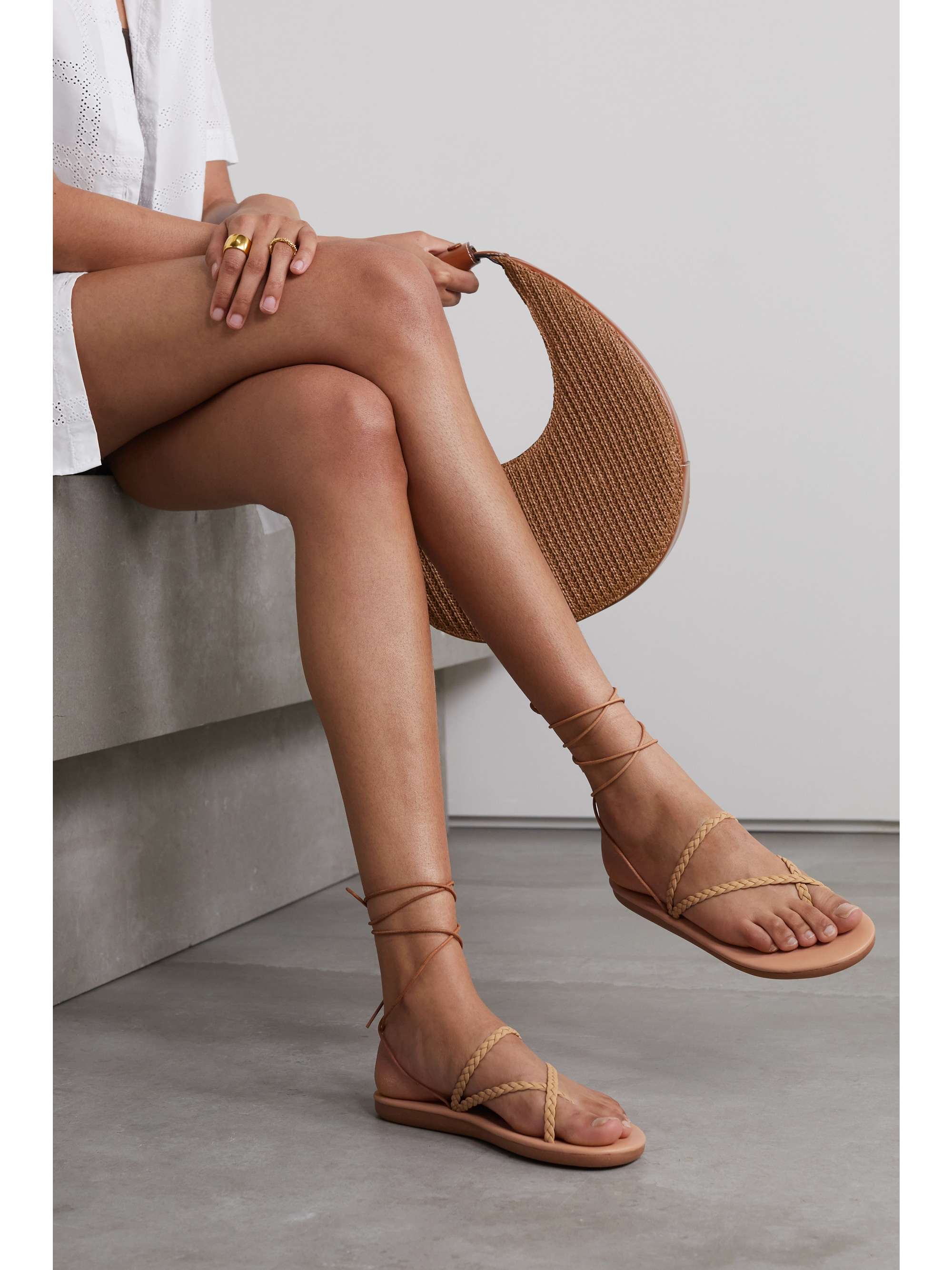 Leather sandals