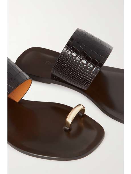 emme parsons leather slides
