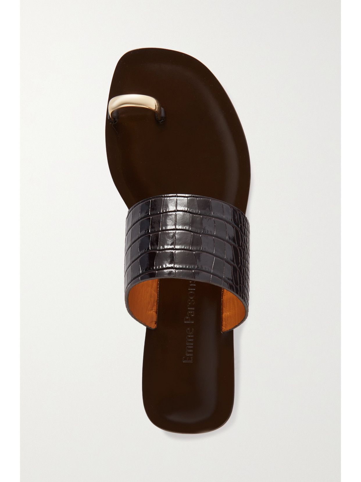 emme parsons leather slides