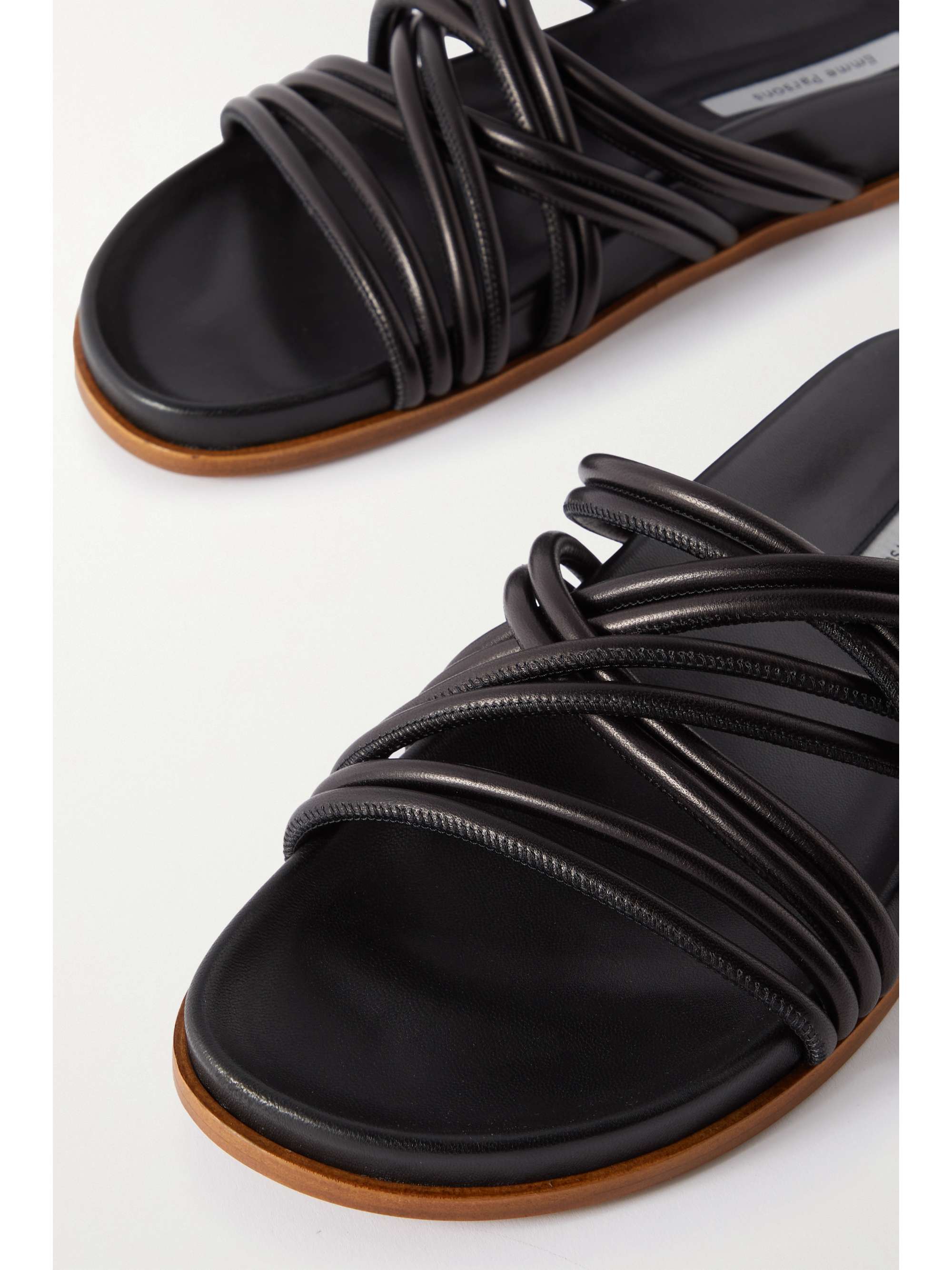 emme parsons leather slides