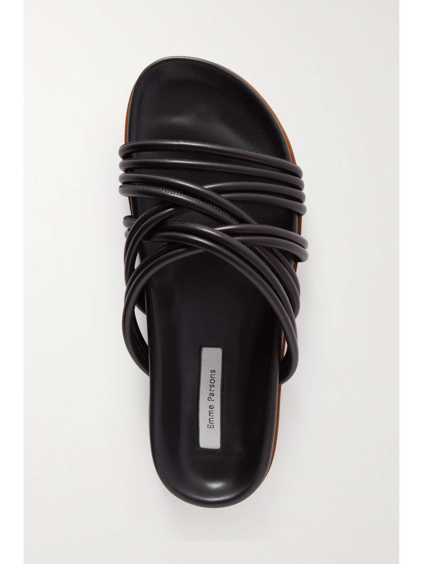 emme parsons leather slides