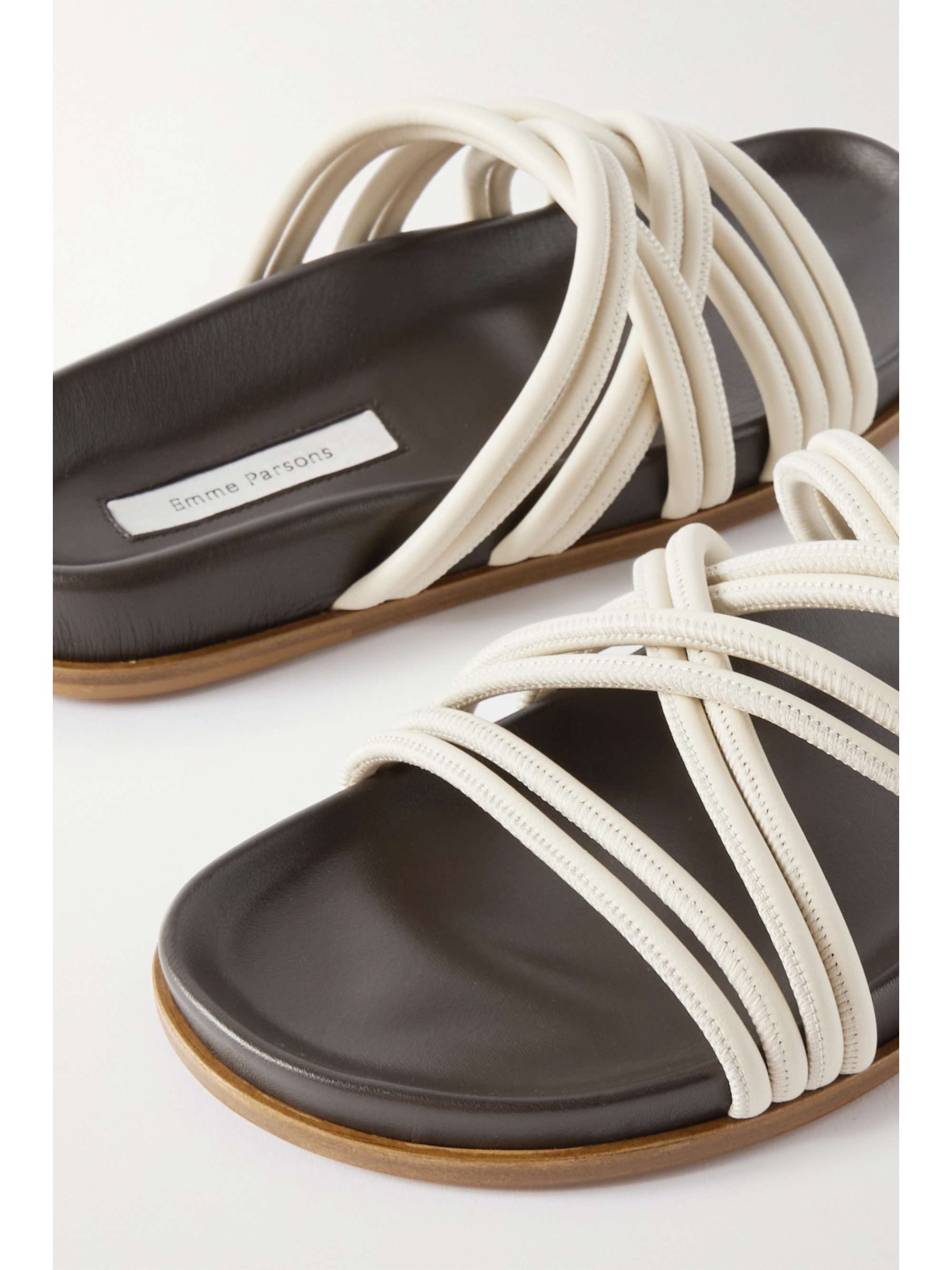 emme parsons leather slides