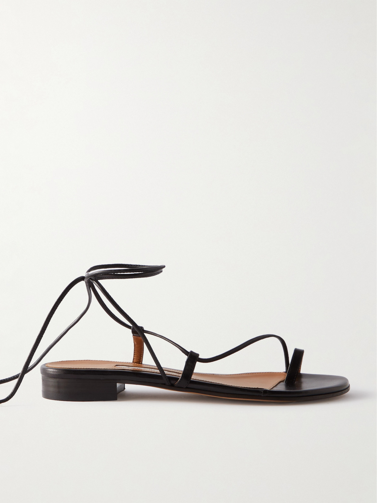 Emme Parsons Susan Leather Sandals - Black