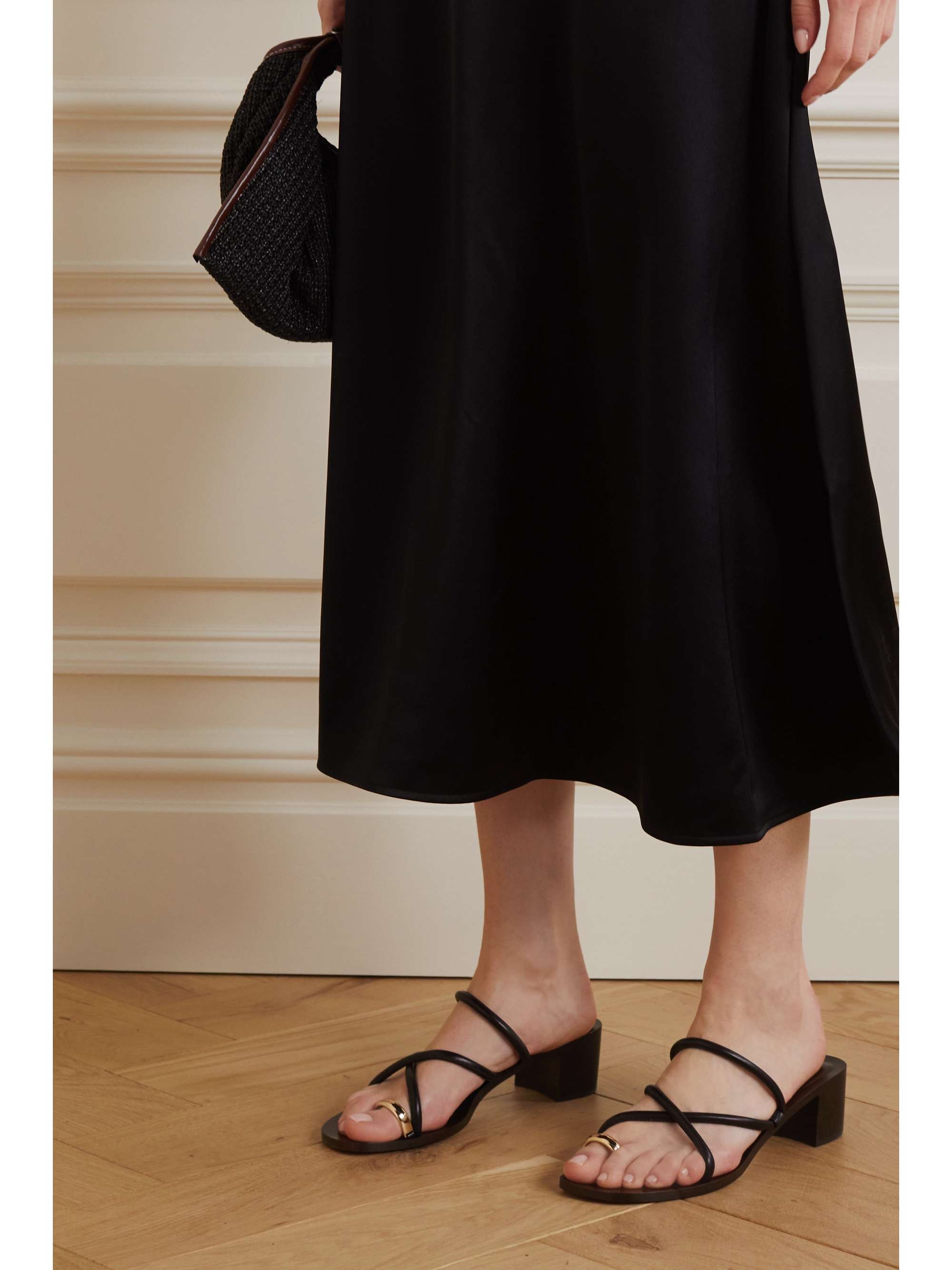 EMME PARSONS Lena leather sandals | NET-A-PORTER