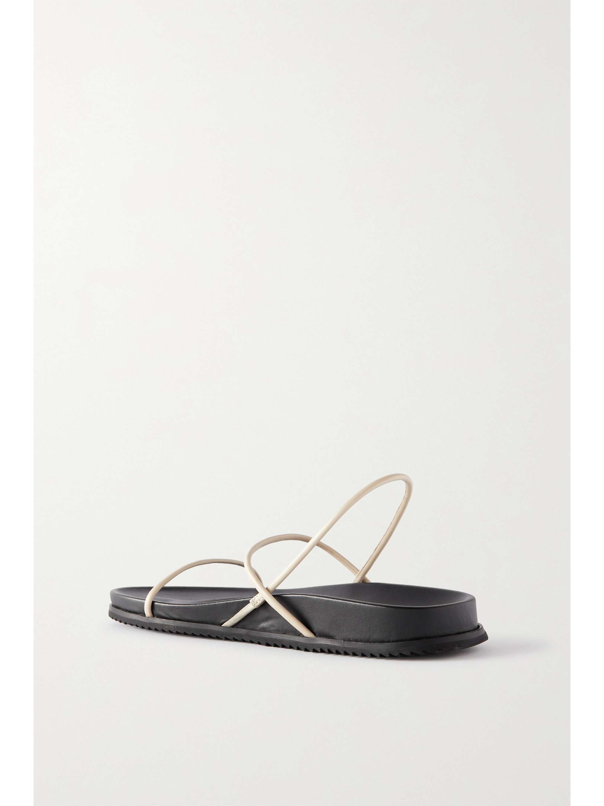 ST. AGNI Pina leather slingback sandals