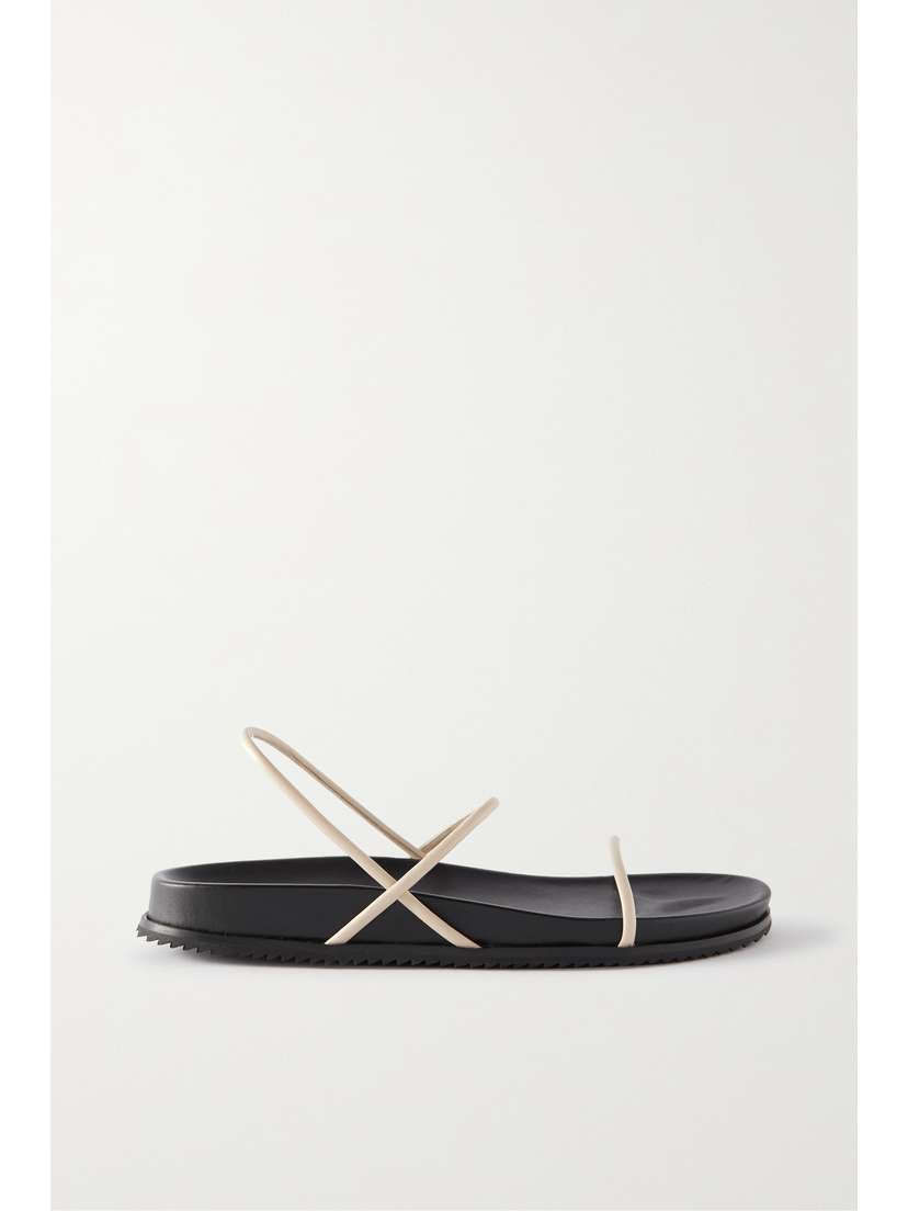 St. Agni Pina Leather Slingback Sandals