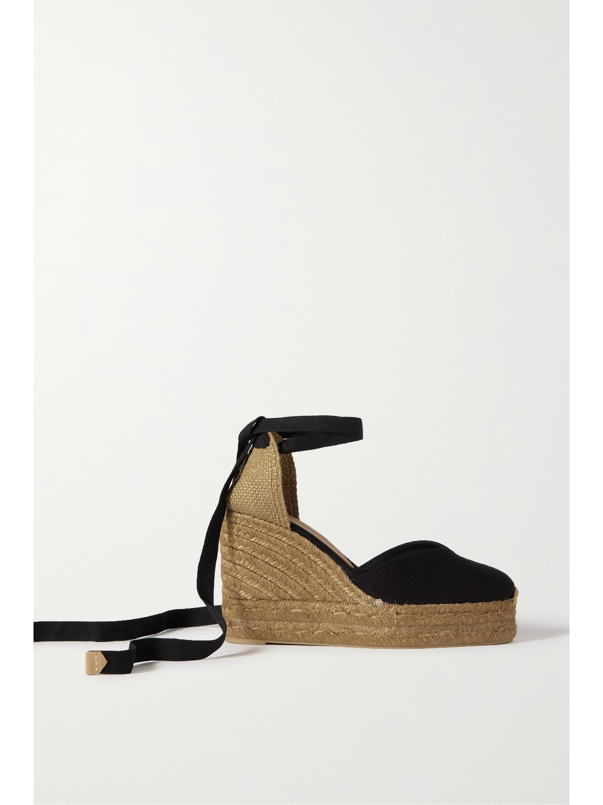 Castañer Chiara 80 Canvas Wedge Espadrilles