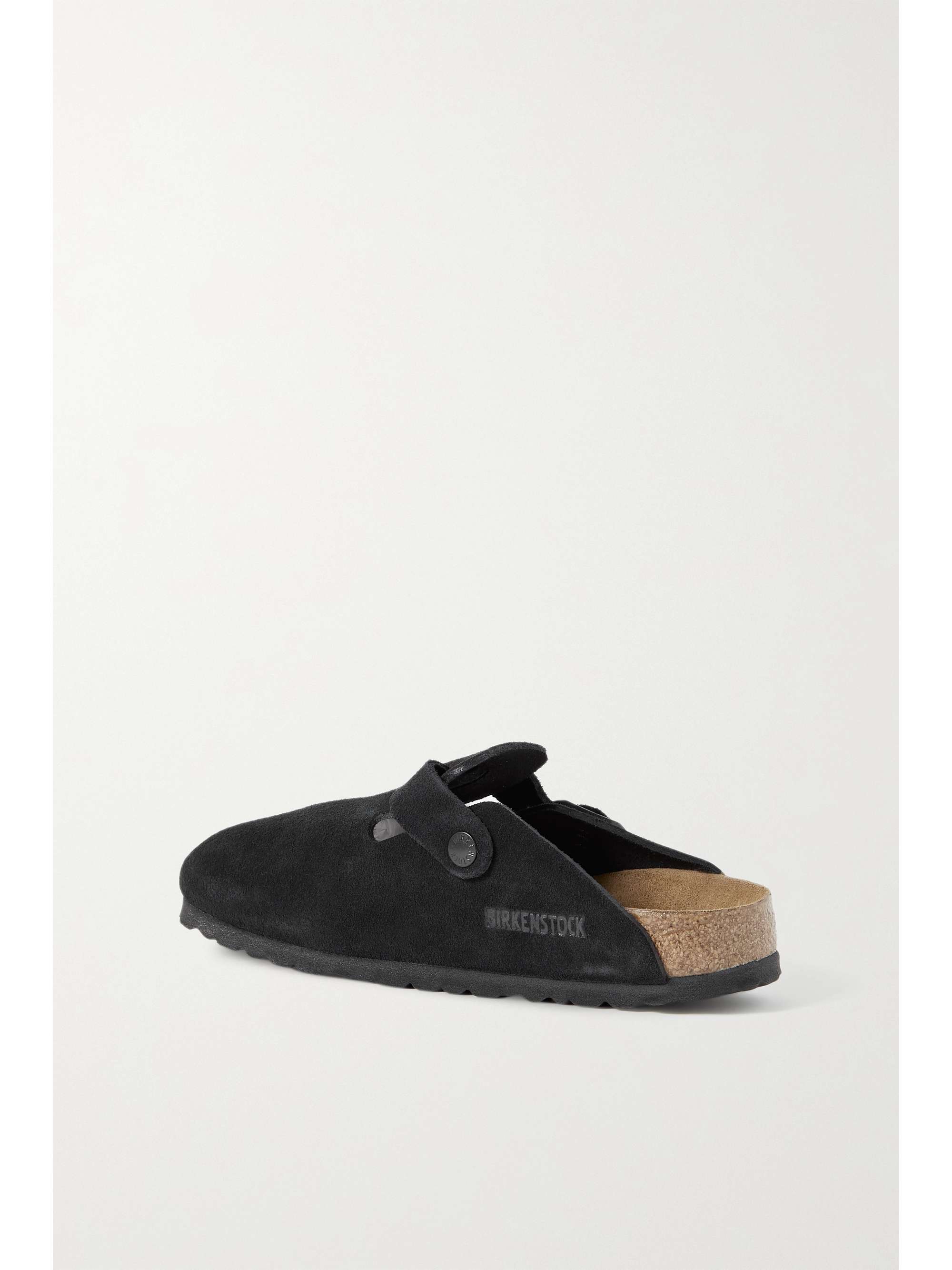 BIRKENSTOCK Boston suede slippers