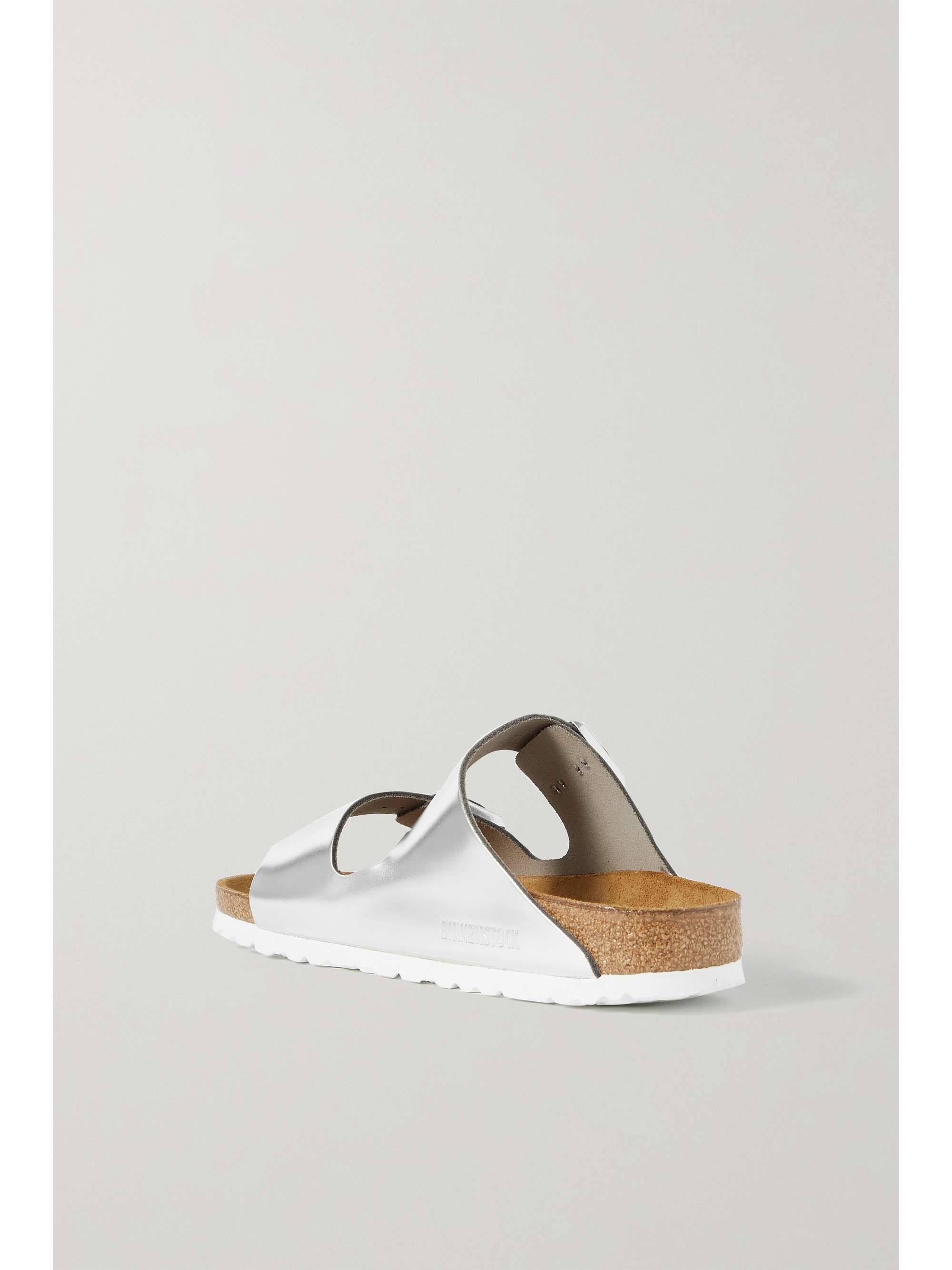 BIRKENSTOCK Arizona metallic leather sandals