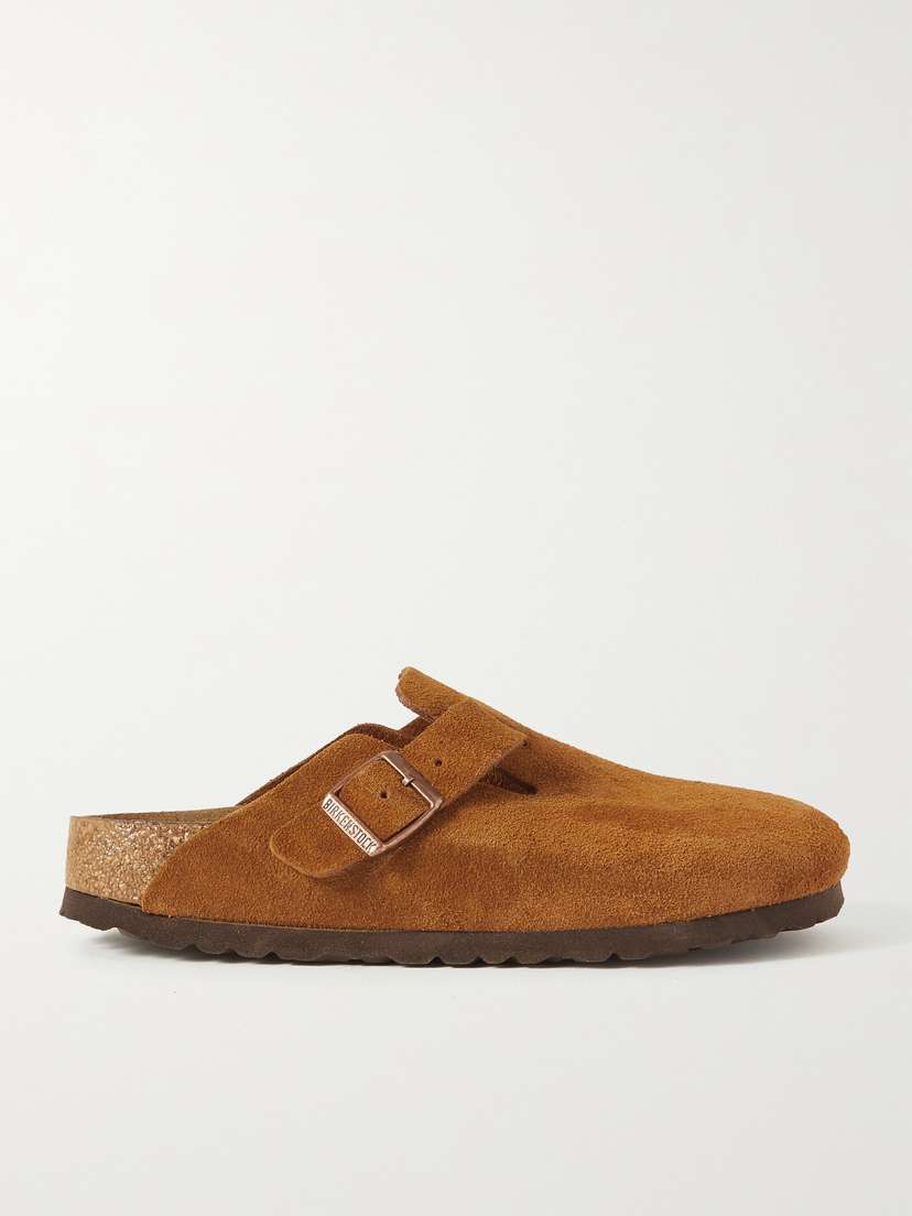 Birkenstock Boston Suede Clogs