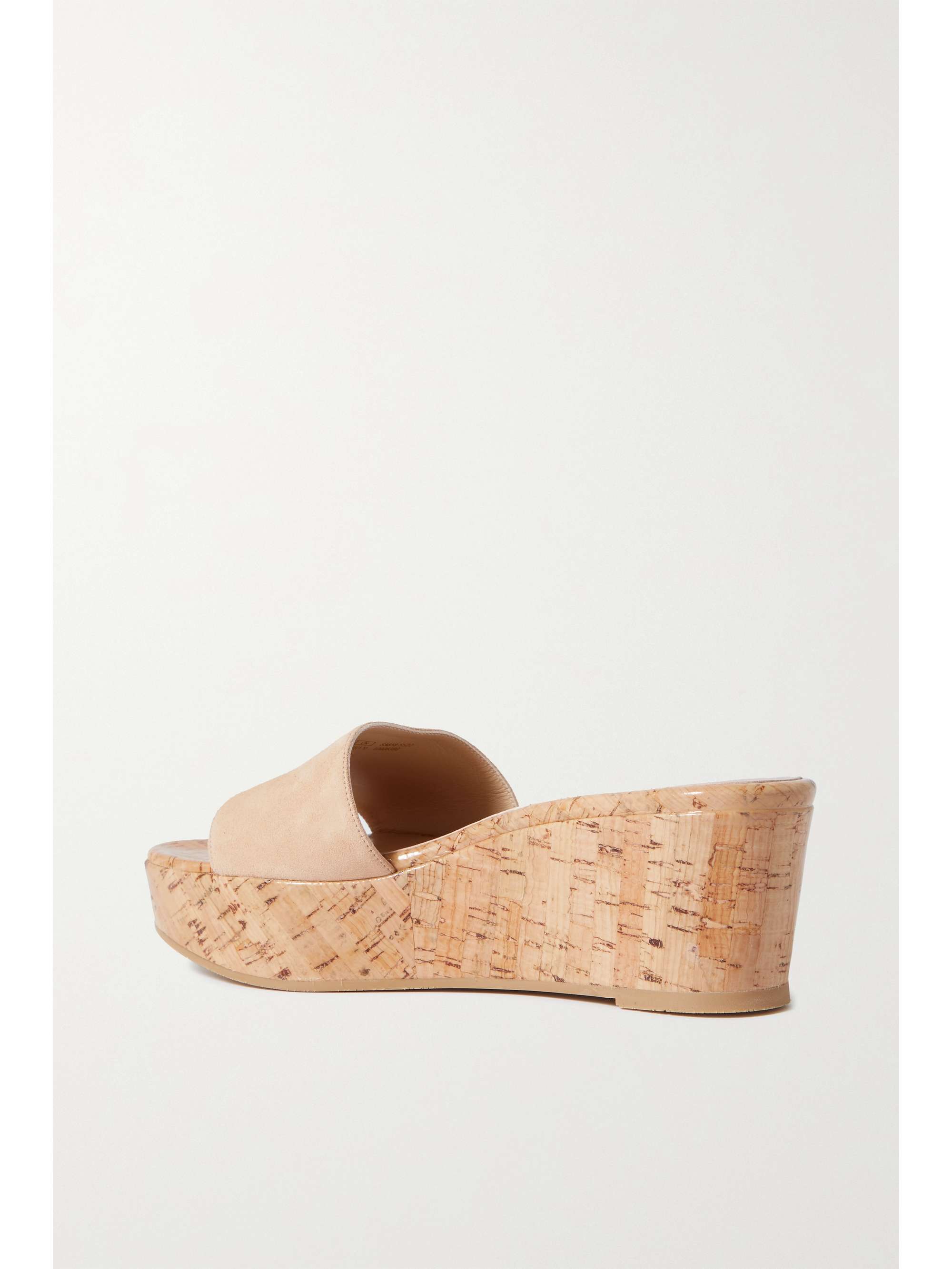 STUART WEITZMAN Summer suede wedge sandals