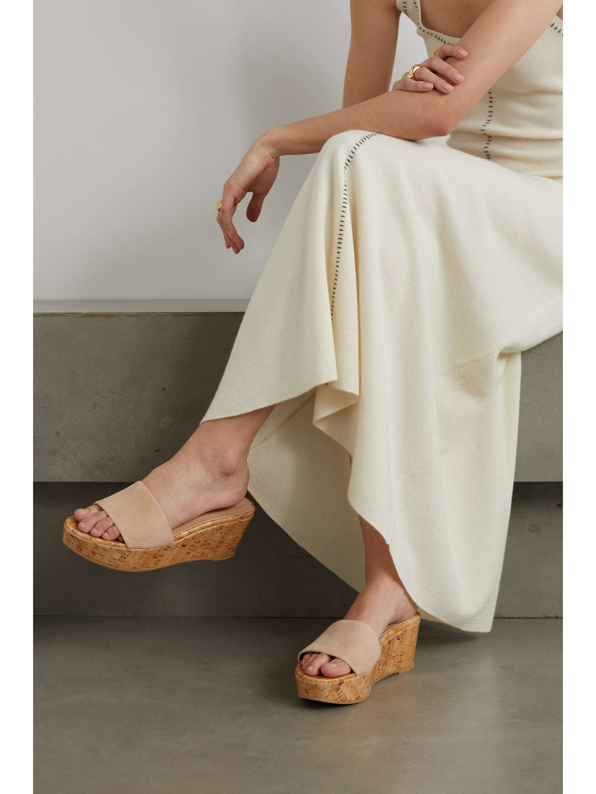 Stuart weitzman suede sandals 2025