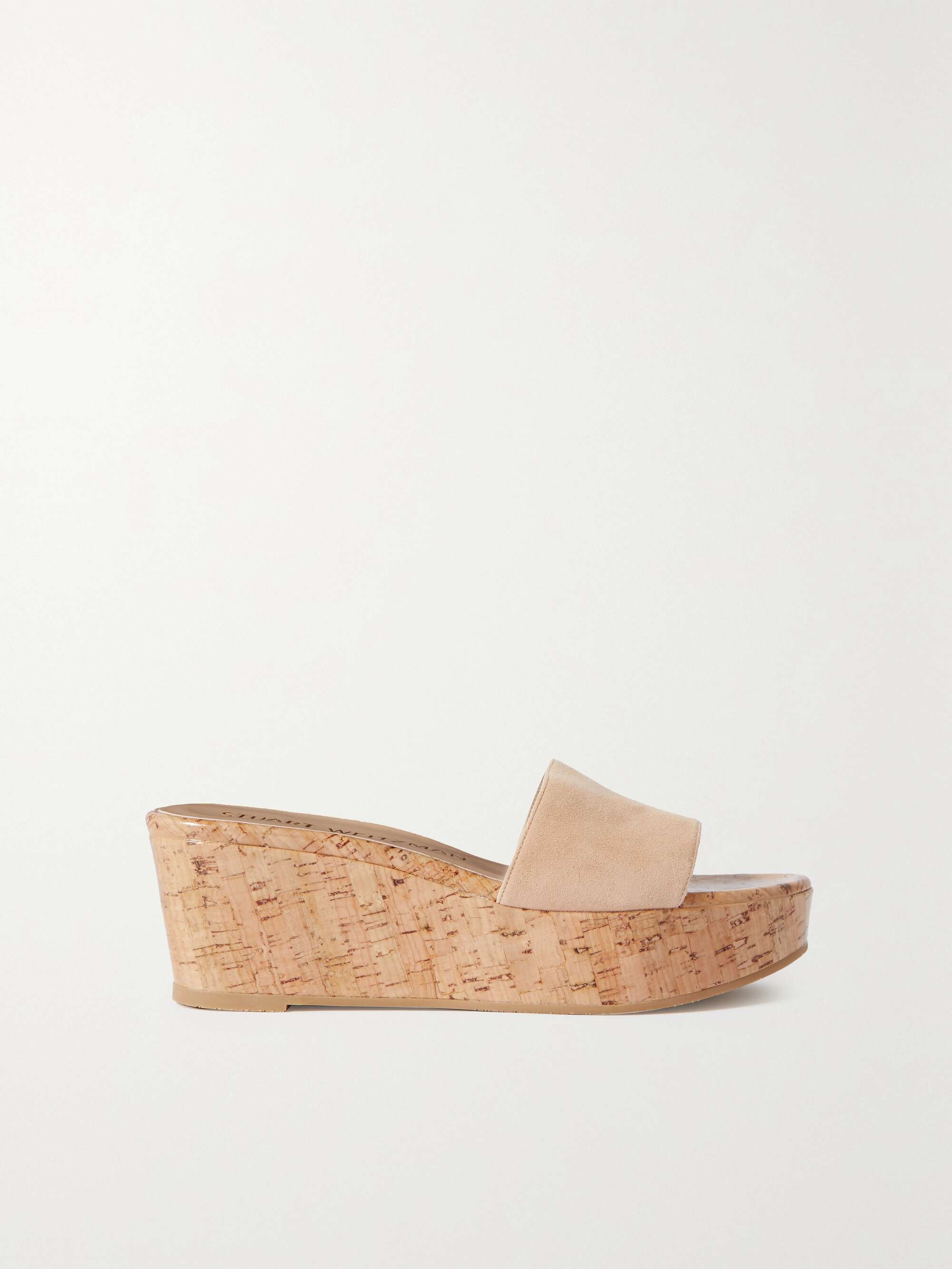 STUART WEITZMAN Summer suede wedge sandals