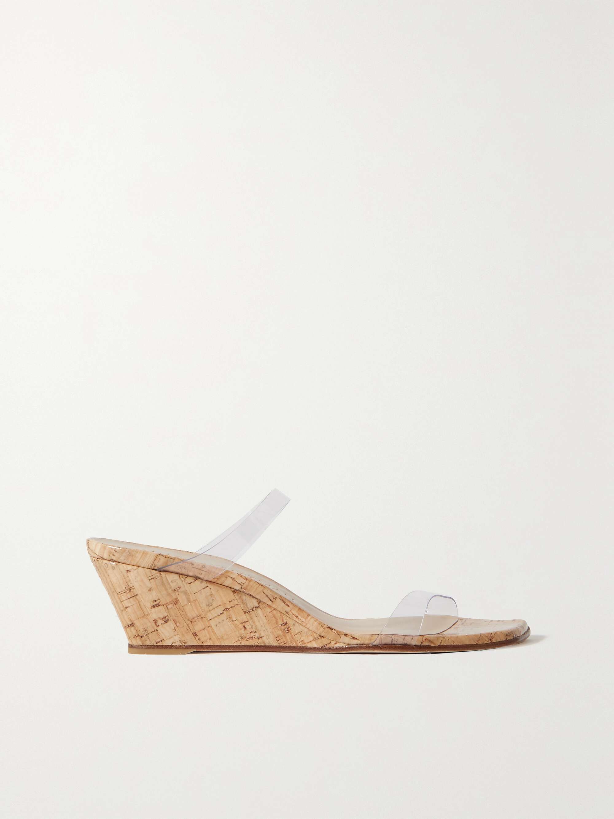 stuart weitzman cork wedge sandals