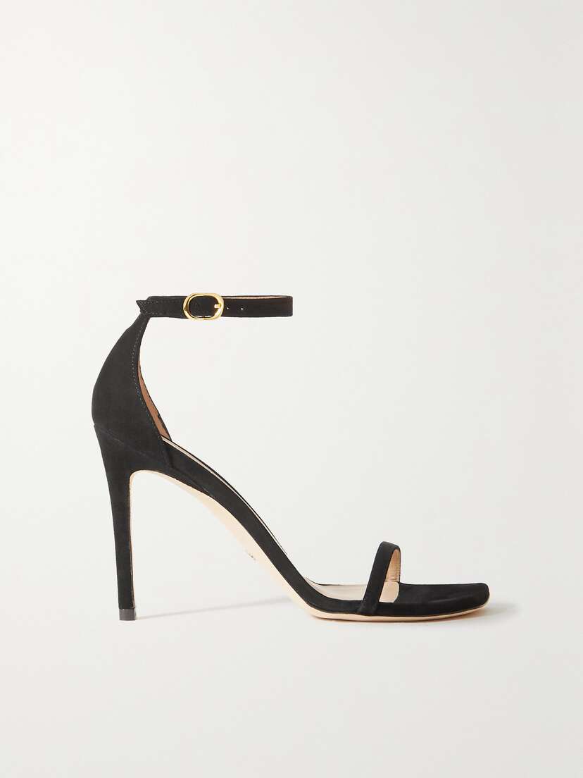 Stuart Weitzman Nudistcurve Suede Sandals