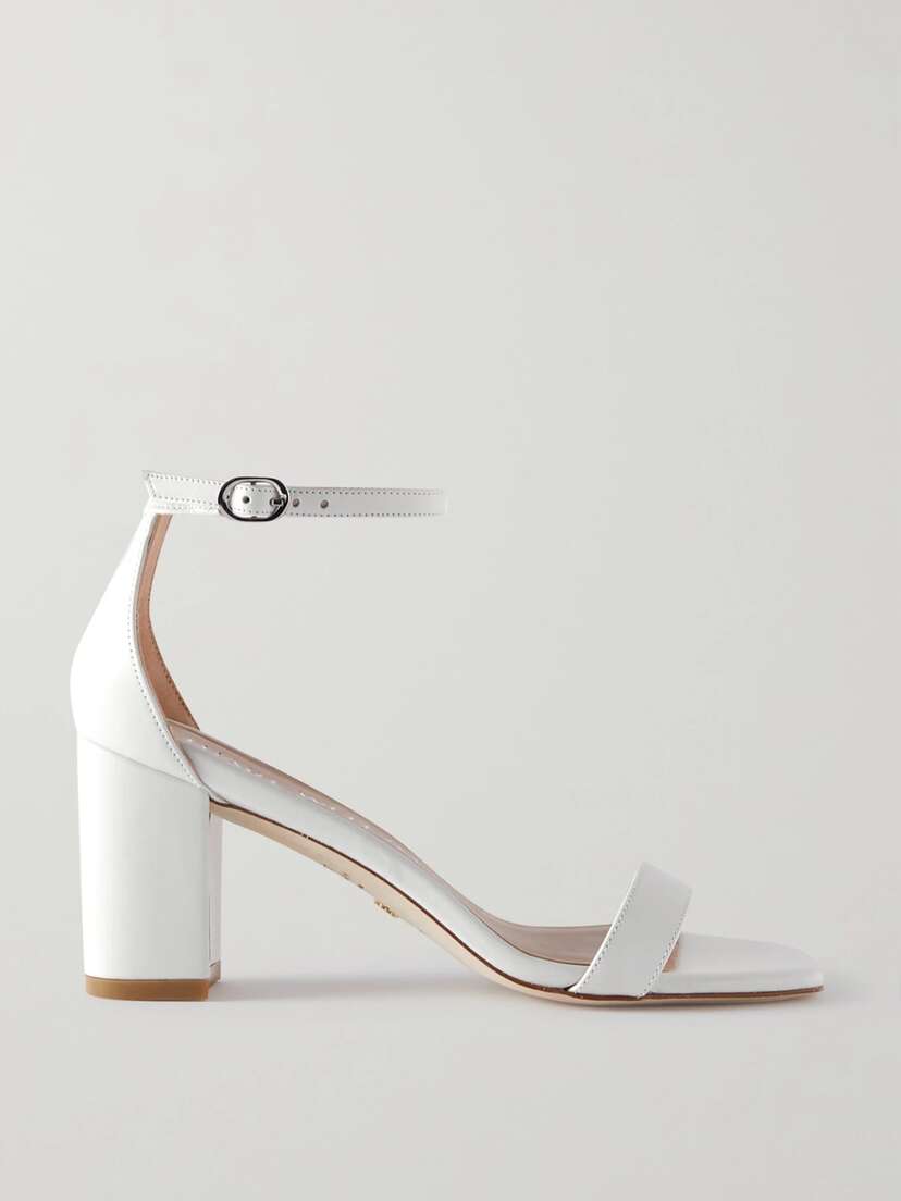Stuart Weitzman Nudistcurve Leather Sandals