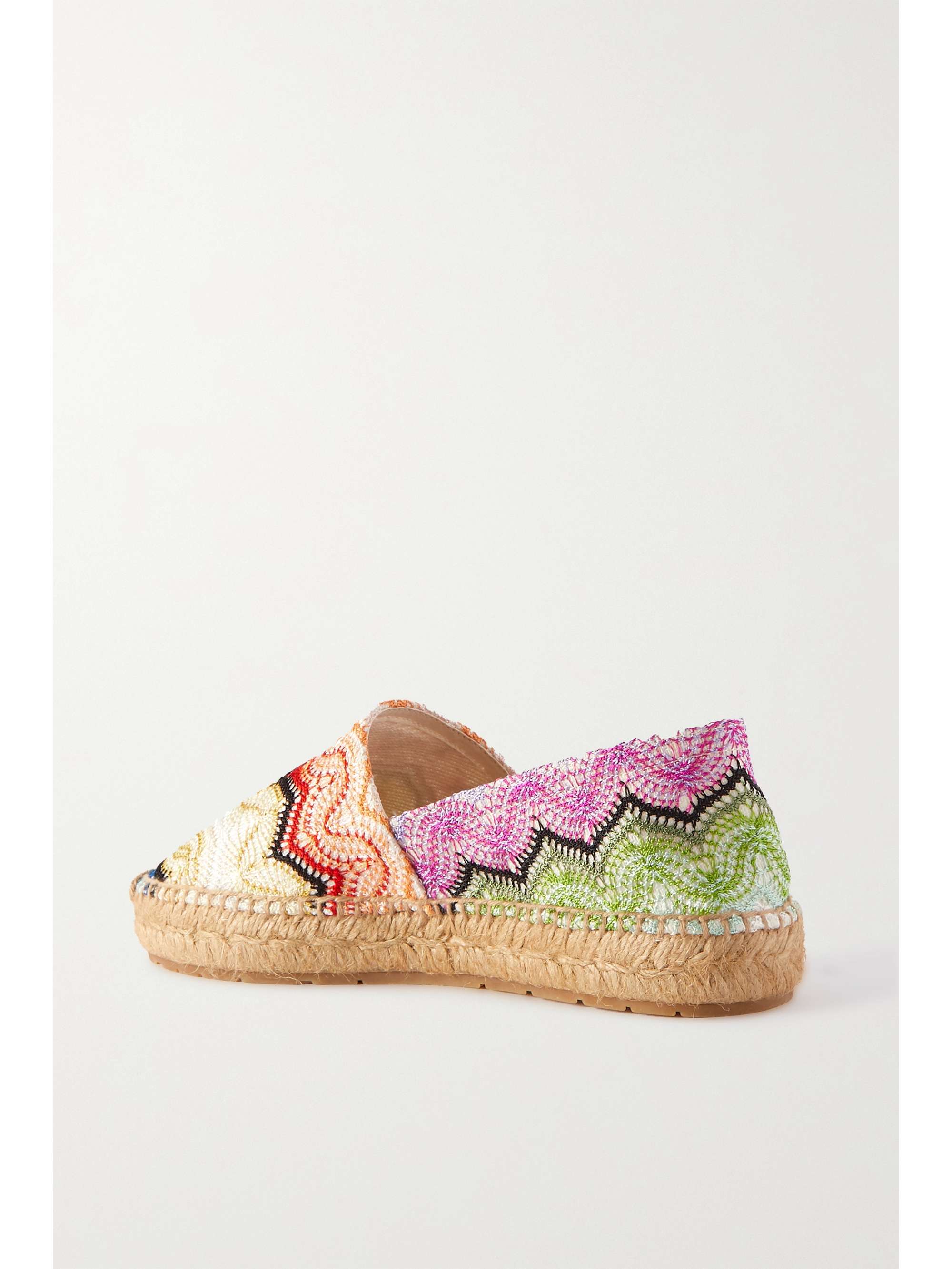 MISSONI Printed twill espadrilles