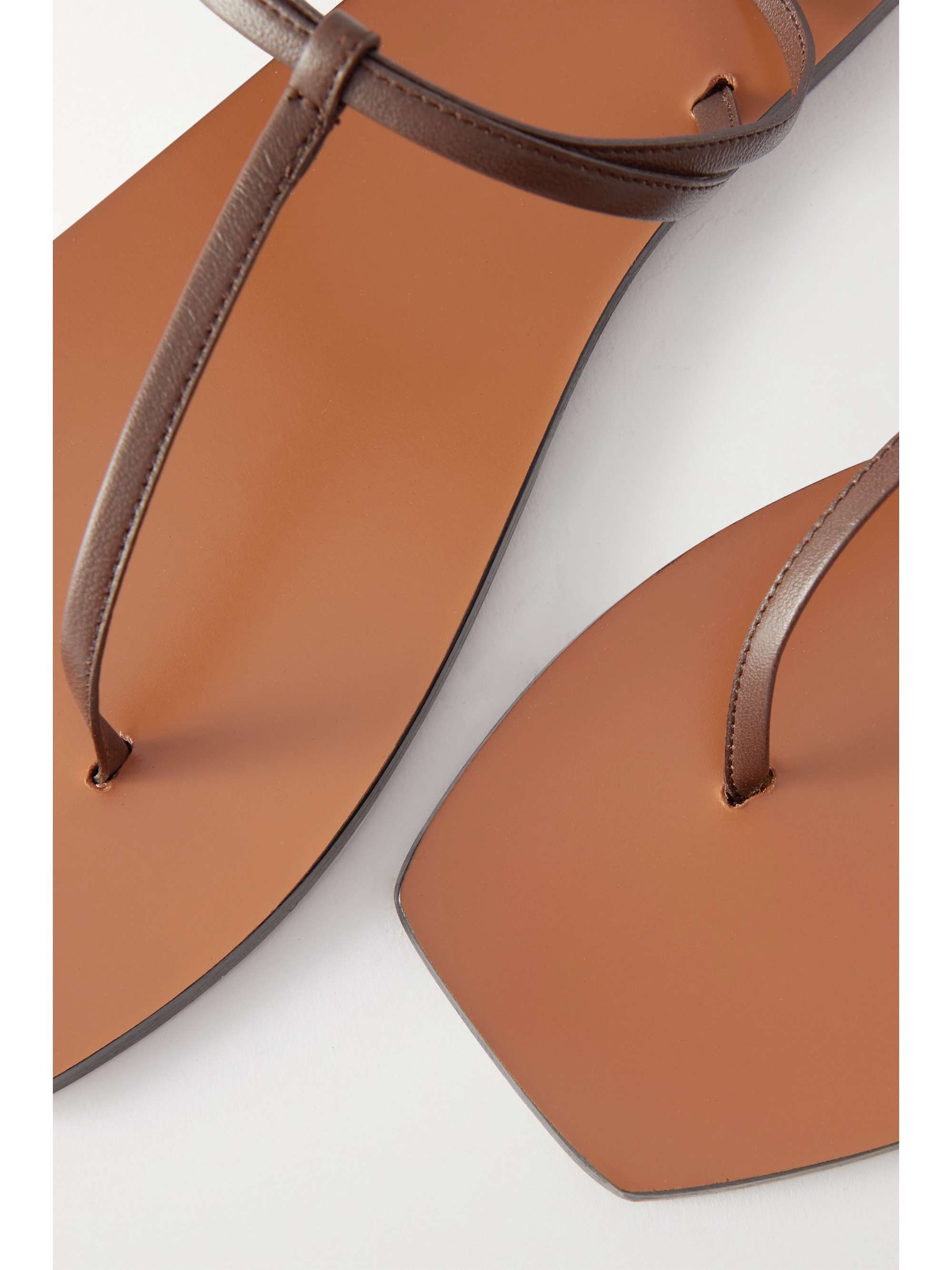 brown leather slingback sandals