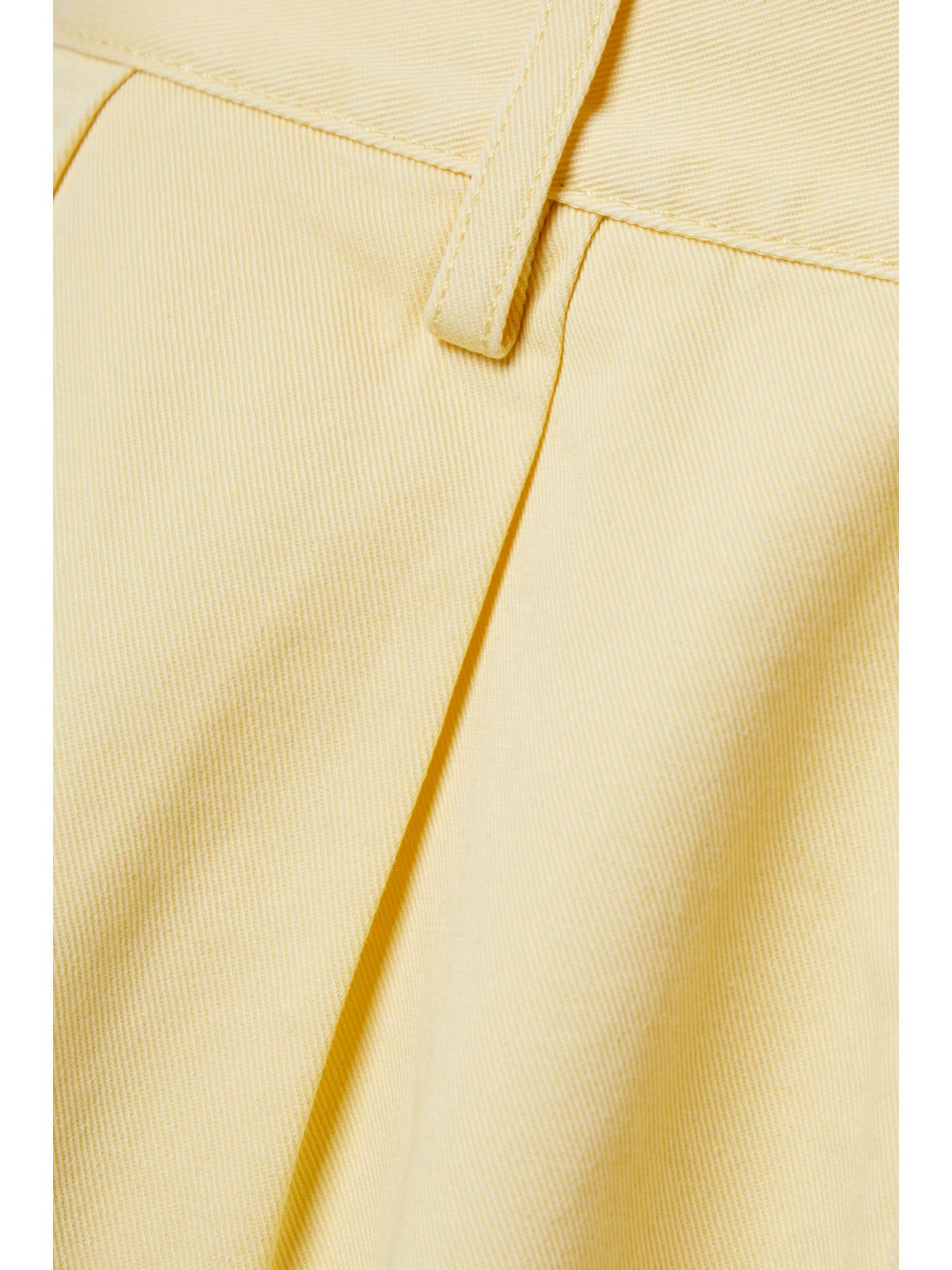 DENIMIST Blair pleated cotton-twill wide-leg pants