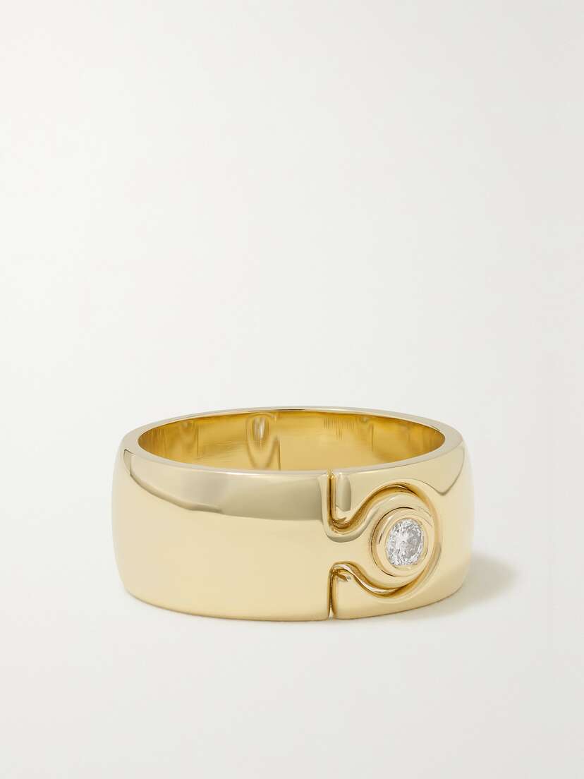 Retrouvaí 14-karat Gold Diamond Ring