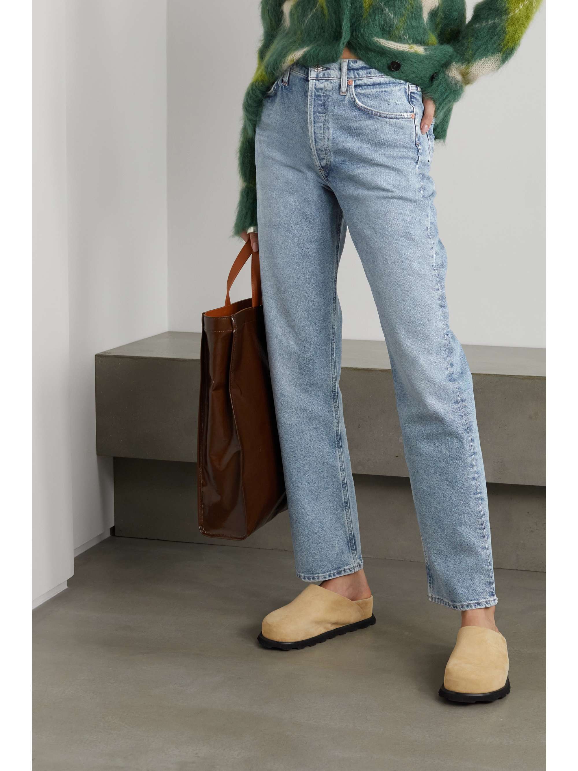 Mid denim Eva highrise boyfriend jeans CITIZENS OF HUMANITY NETAPORTER